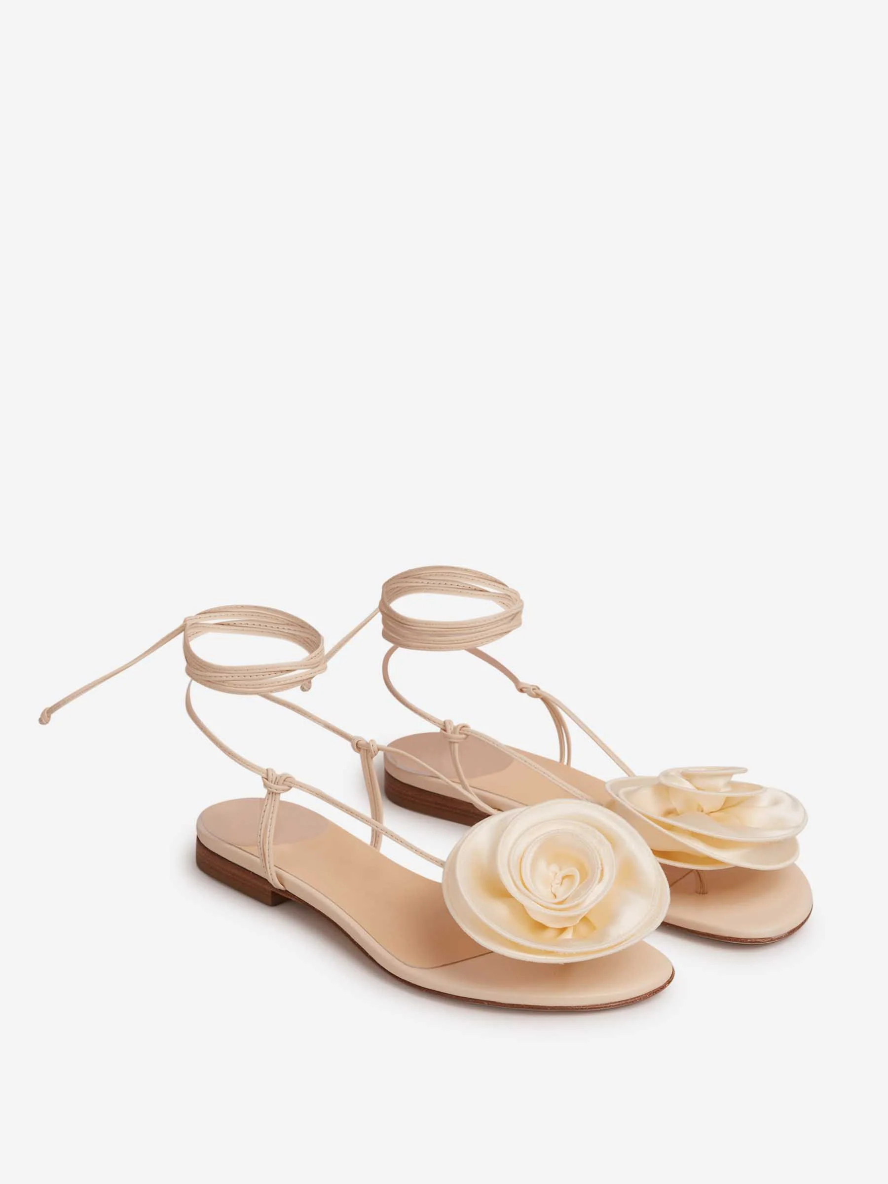 Sandalias Planas Flores - Image 2