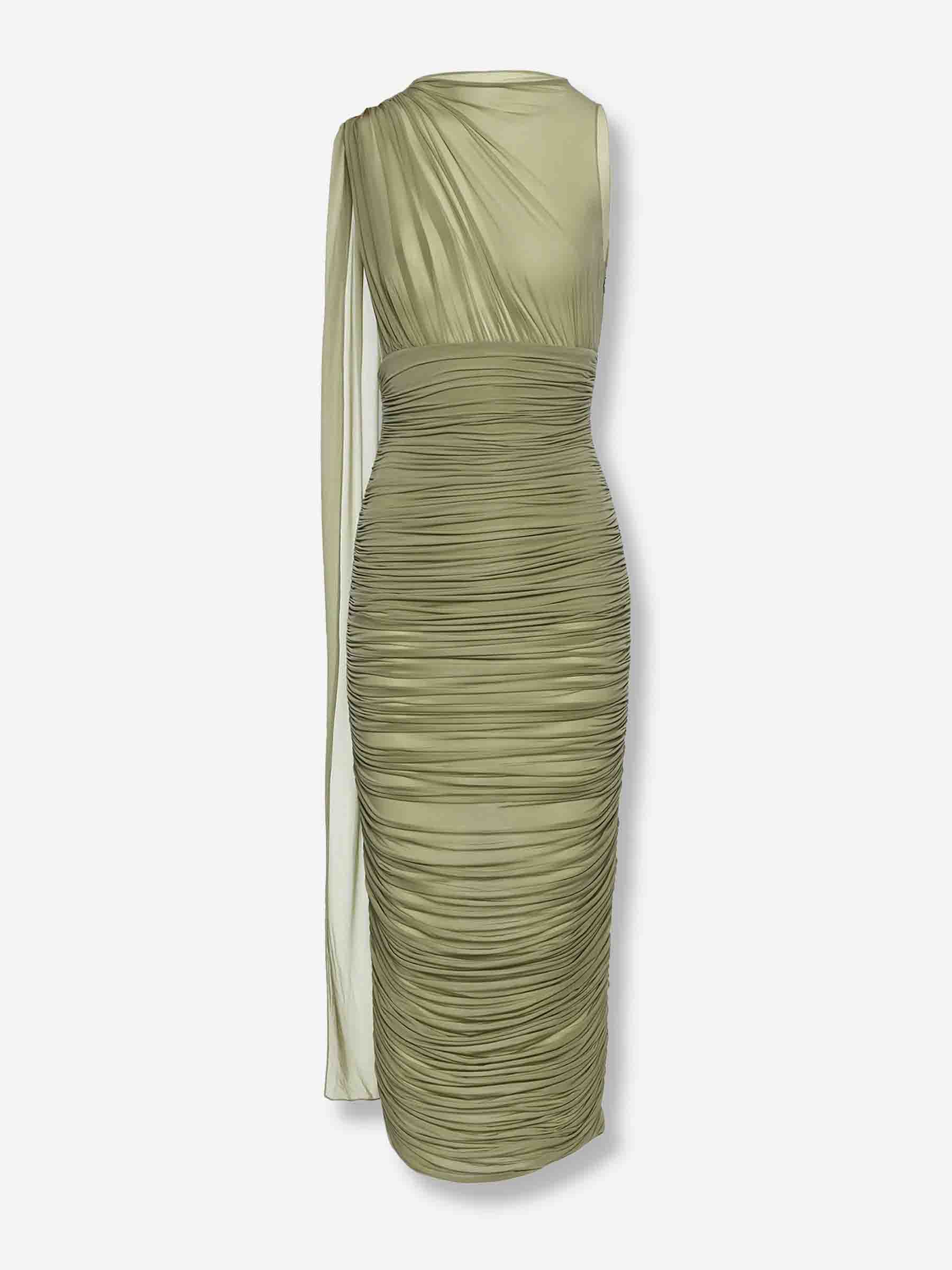 Vestido Midi Drapeado