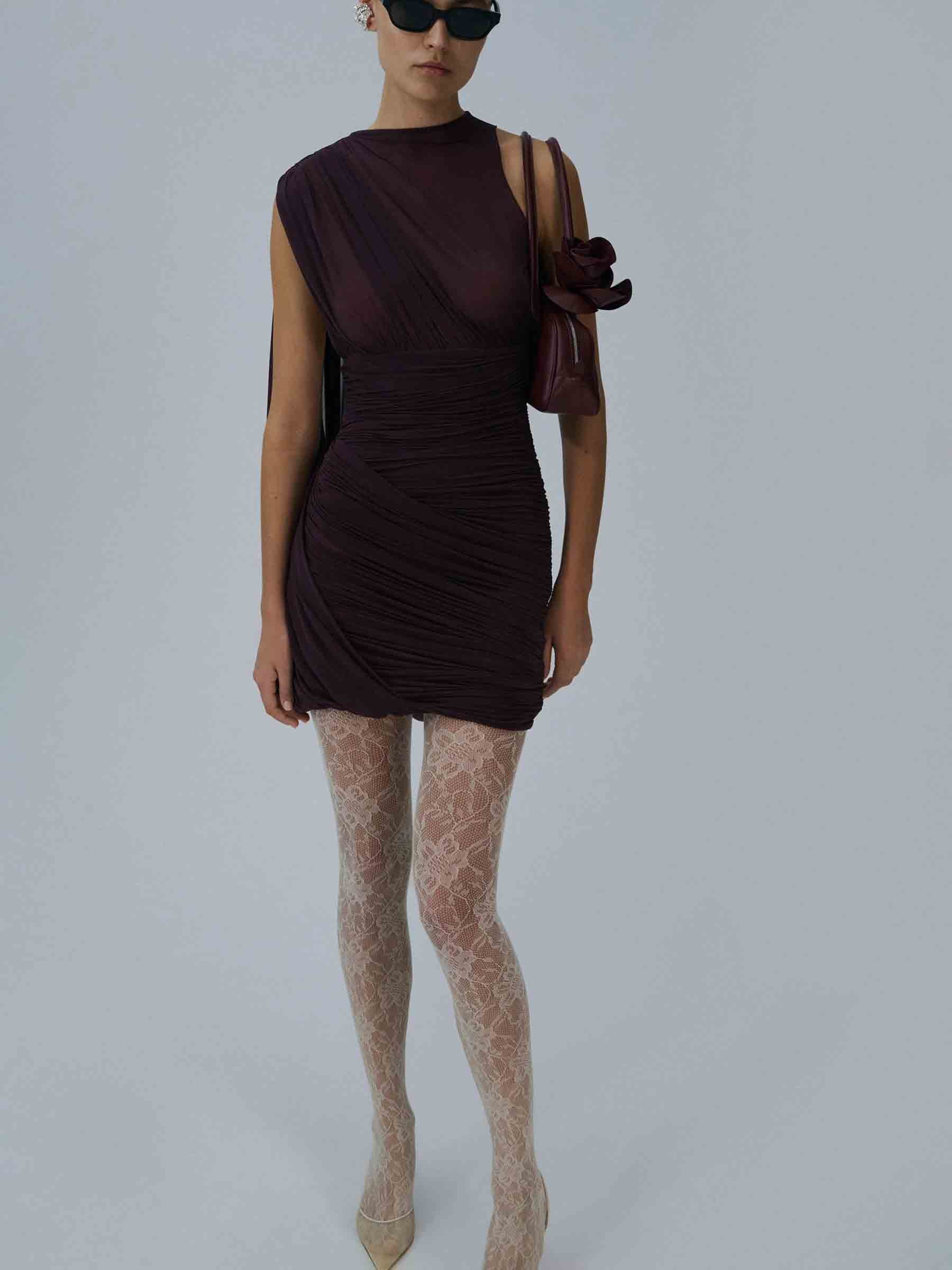 Vestido Mini Drapeado - Image 3