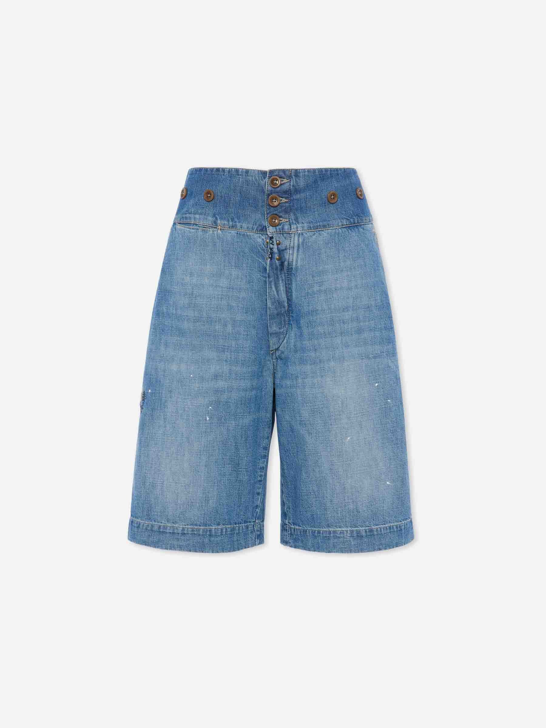 Bermudas Denim Algodón
