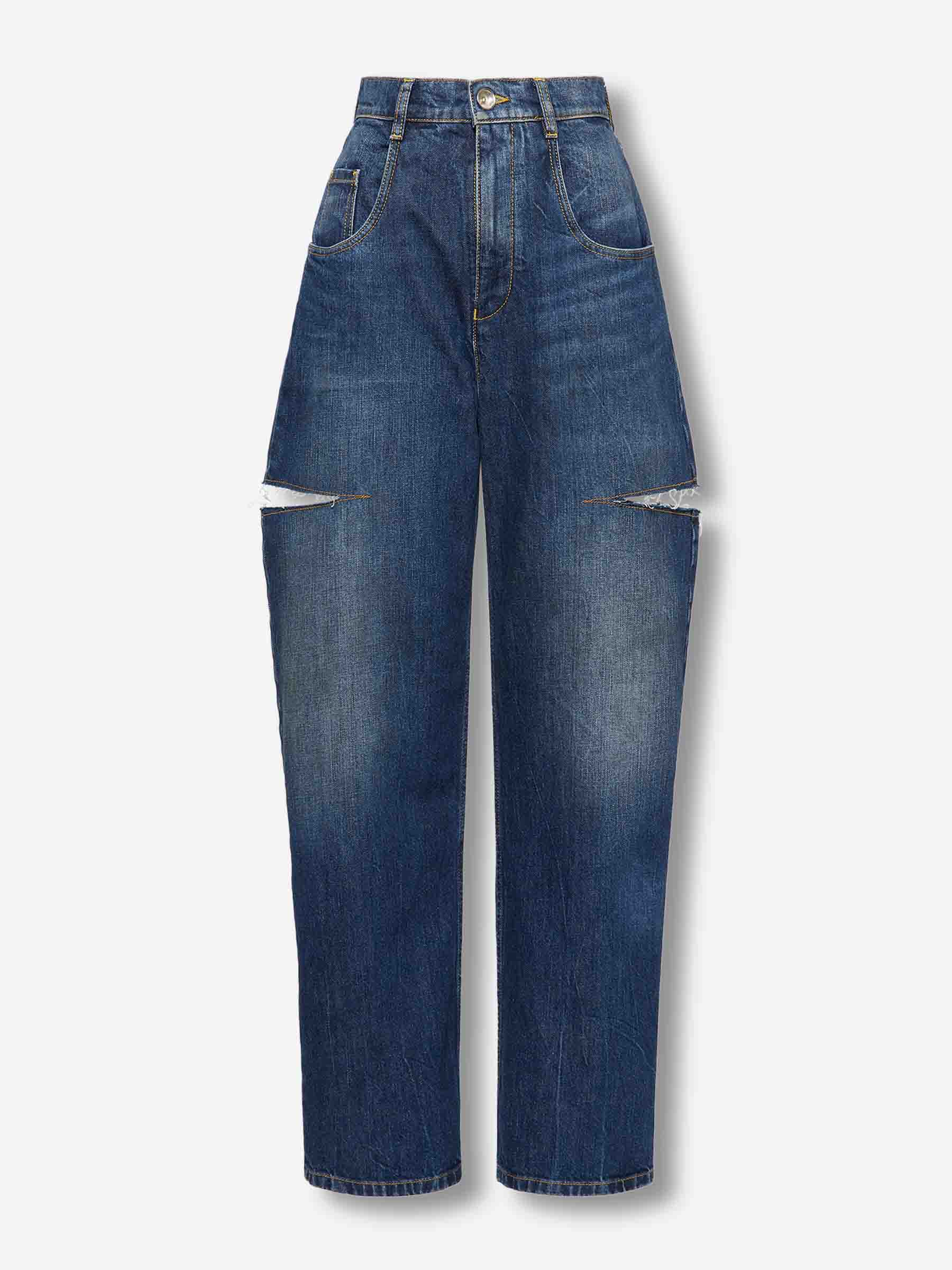 Jeans Anchos Aberturas