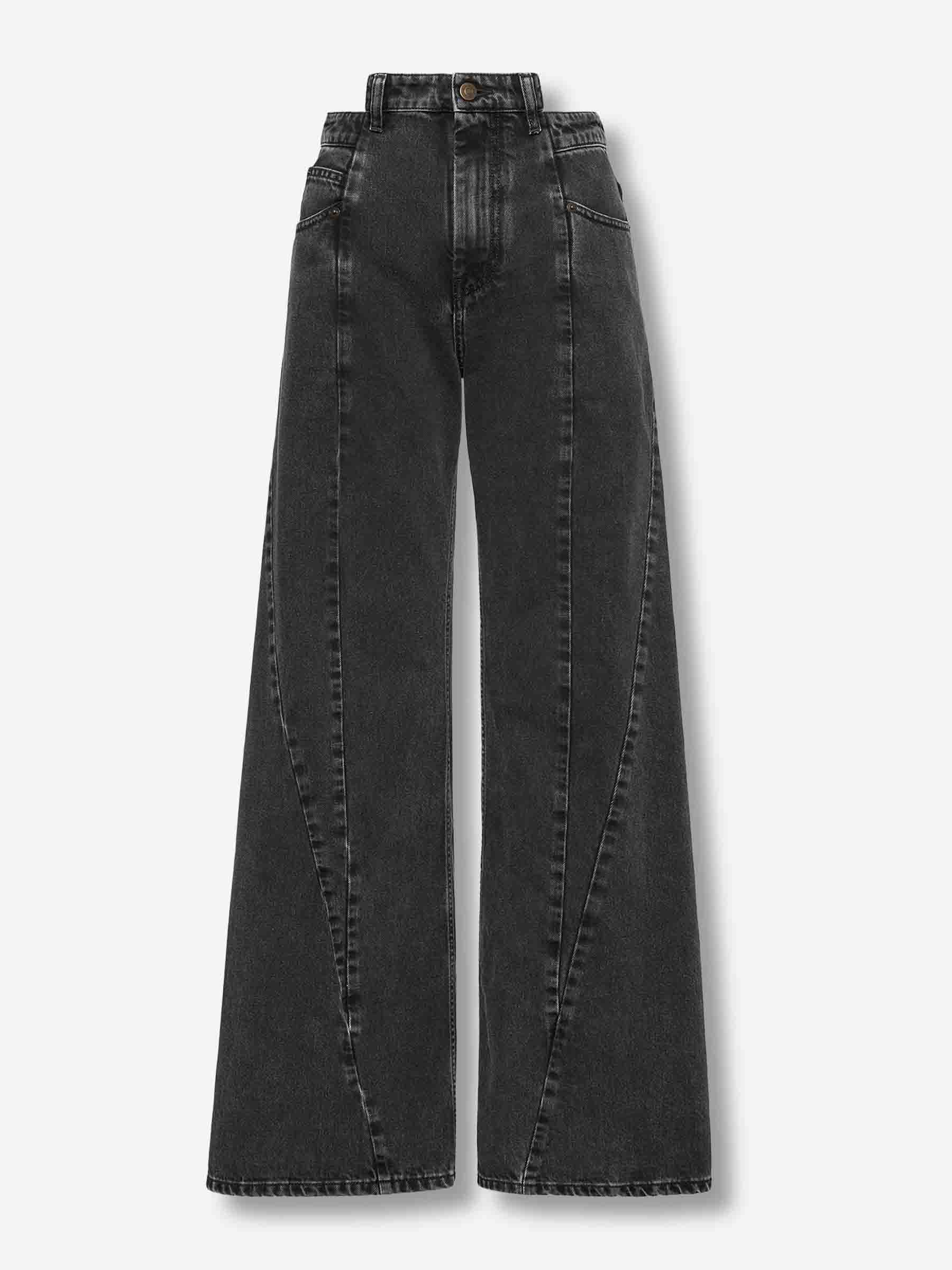 Jeans Rectos Bolsillos