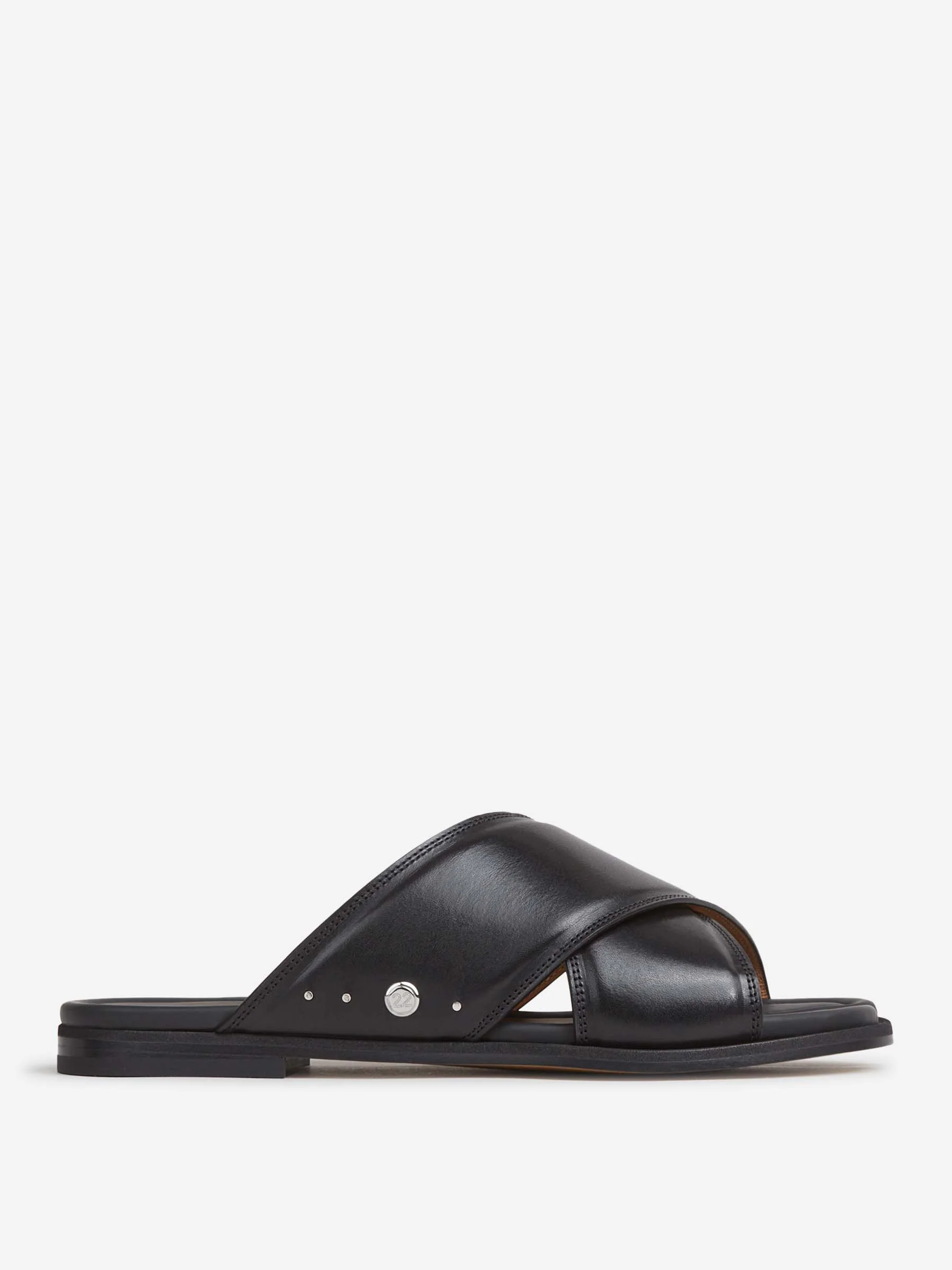 Sandalias Cruzadas Piel