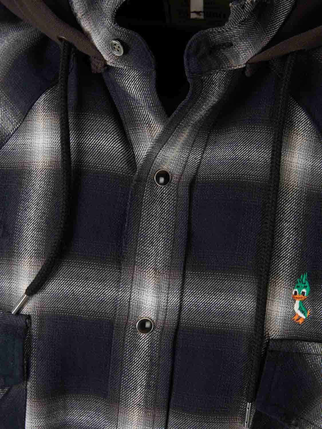 Sobrecamisa Capucha Cuadros - Image 3