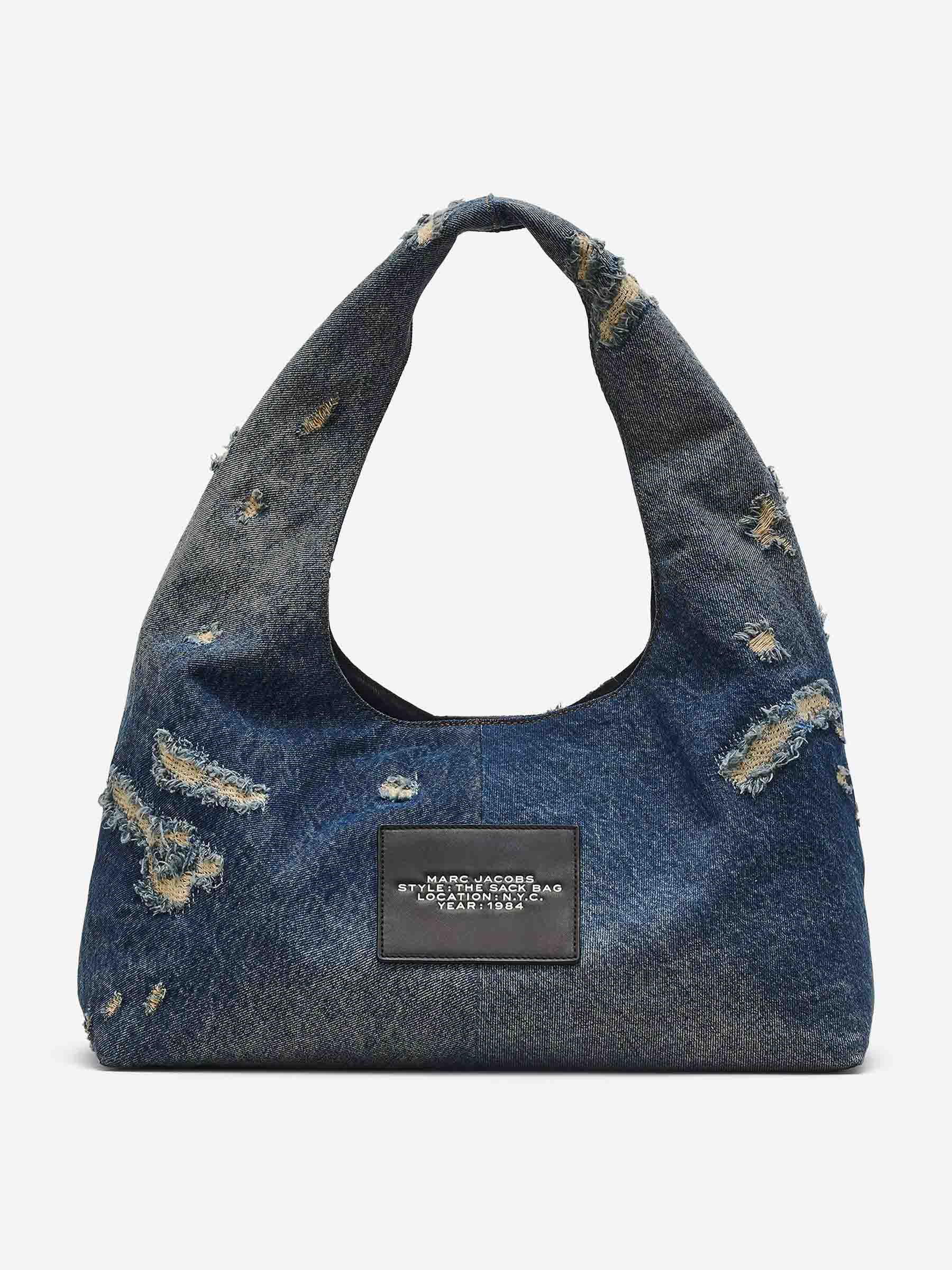Bolso The Rip and Repair Denim Sack Bag - Image 3