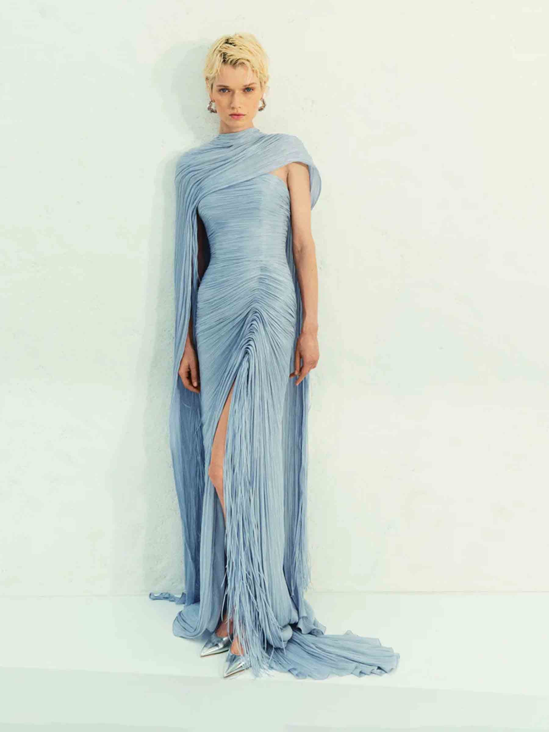 Vestido Maxi Drapeado - Image 2