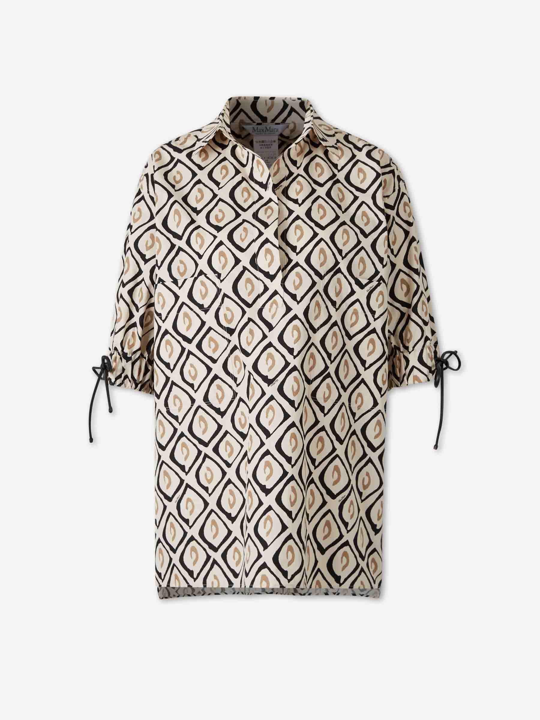 Blusa Ancha Estampada