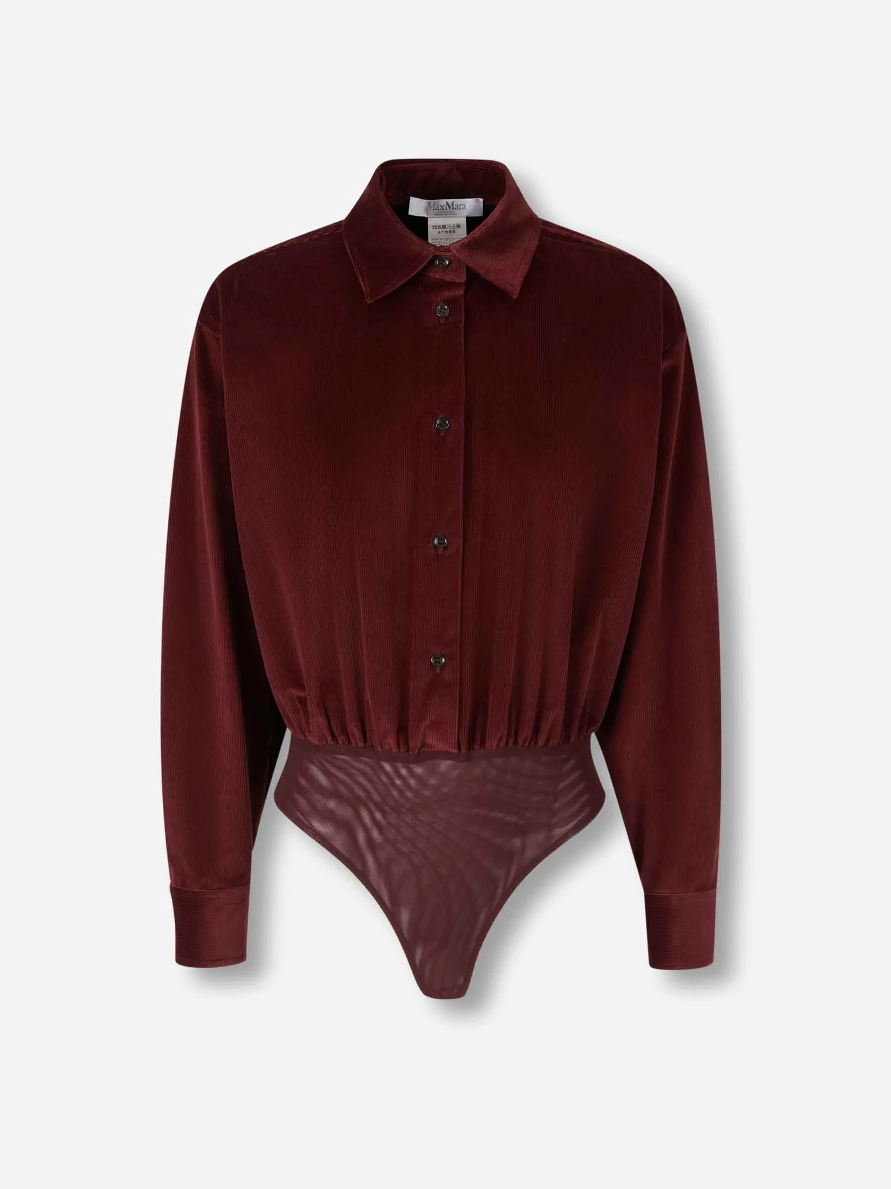 Body Camisa Terciopelo