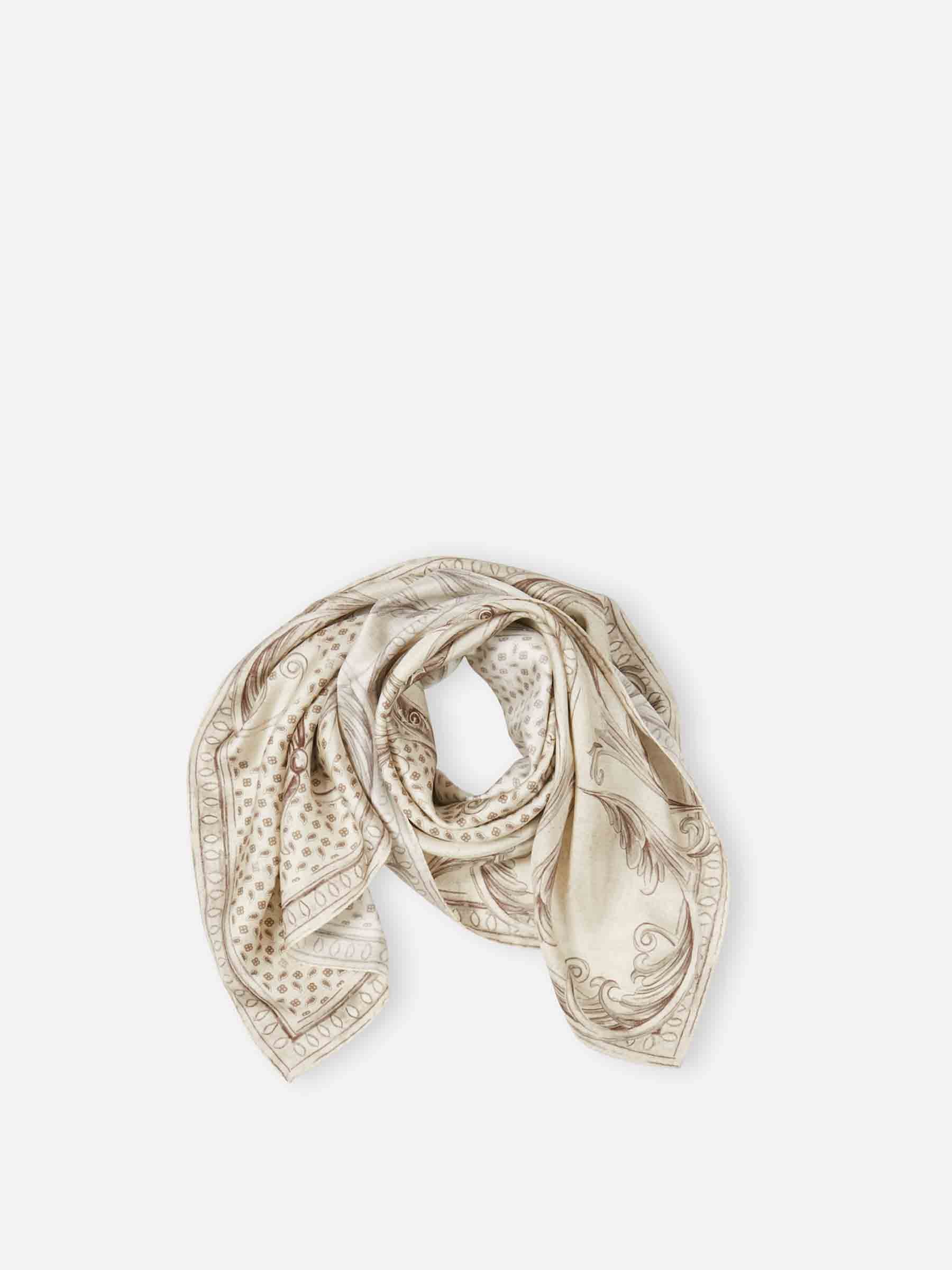 Fular Seda Estampada