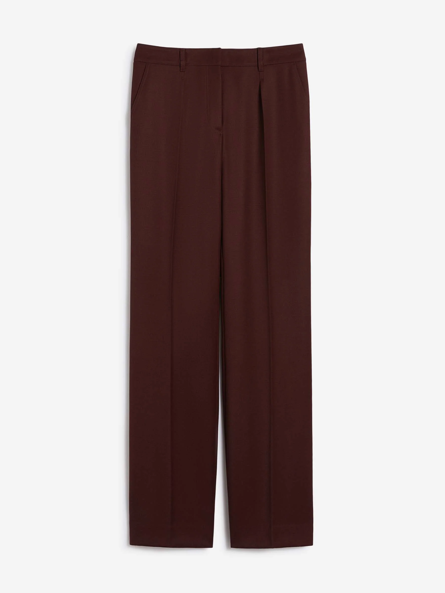 Pantalones Rectos Gabardina