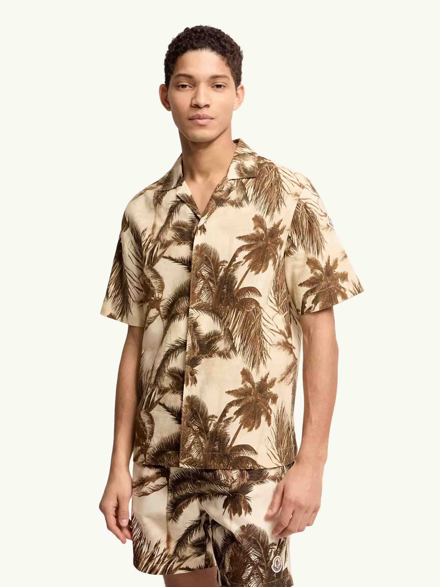 Camisa Motivo Palmeras Lino - Image 2