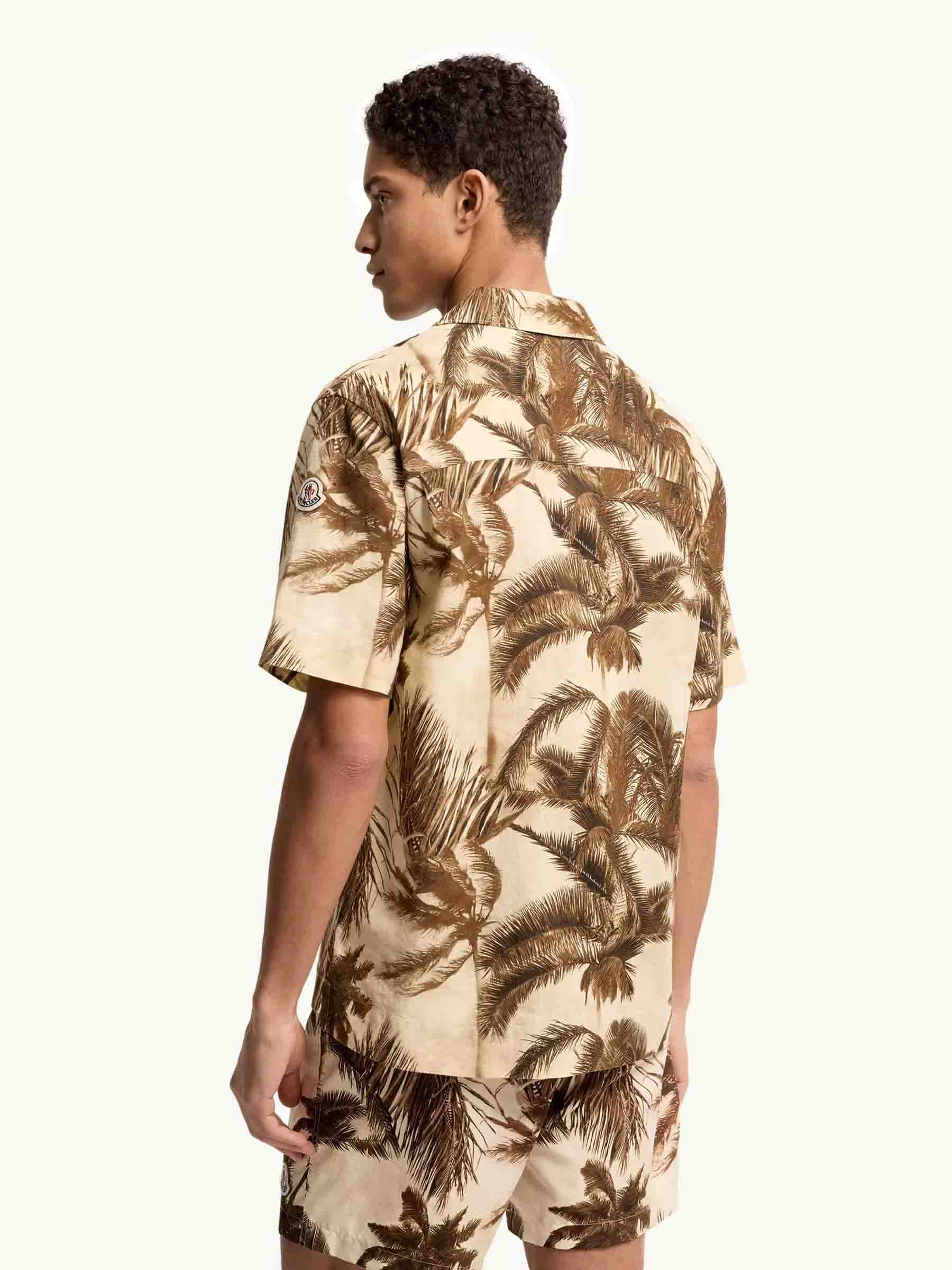 Camisa Motivo Palmeras Lino - Image 3