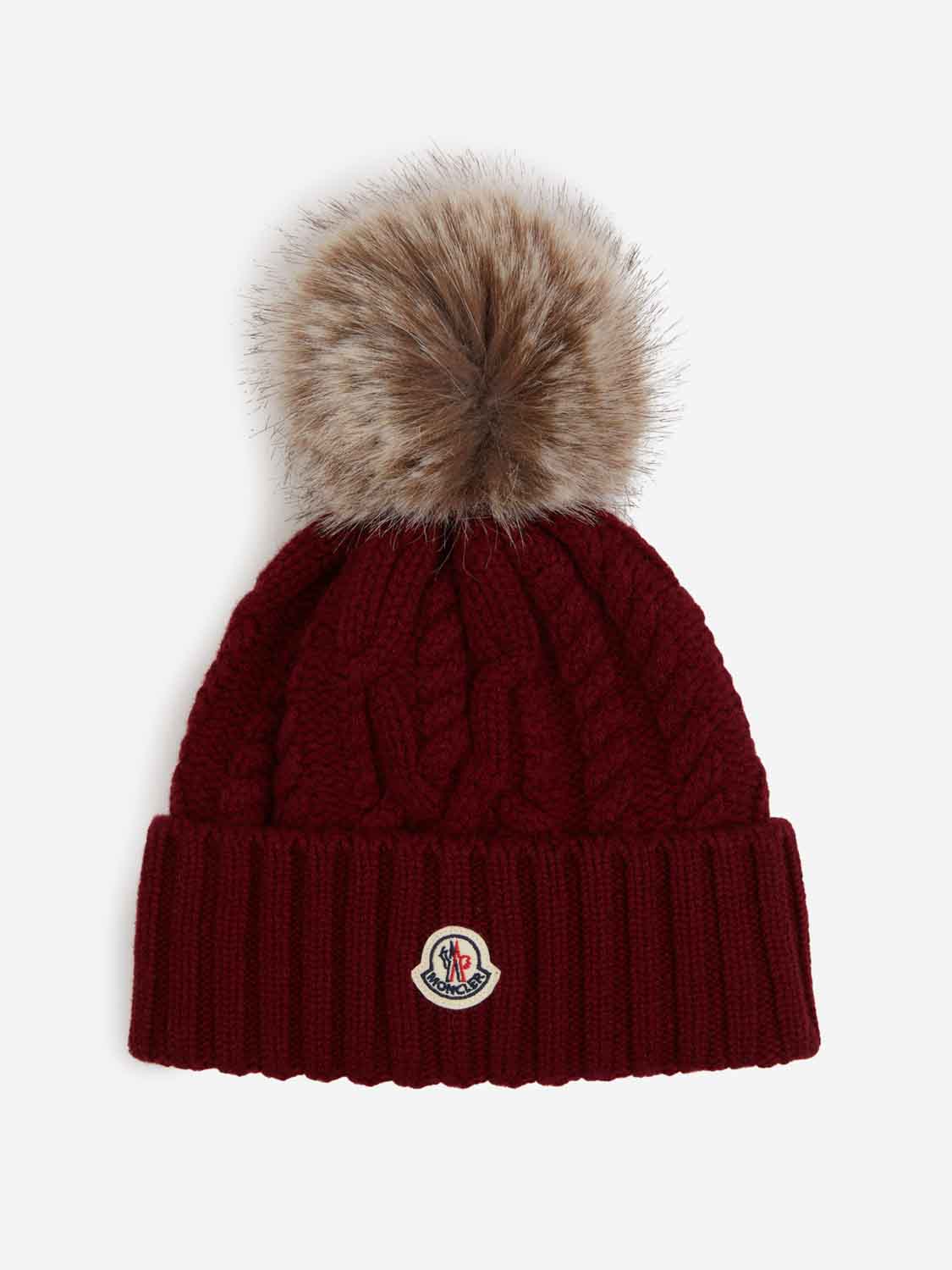 Gorro de cachemira con pompón