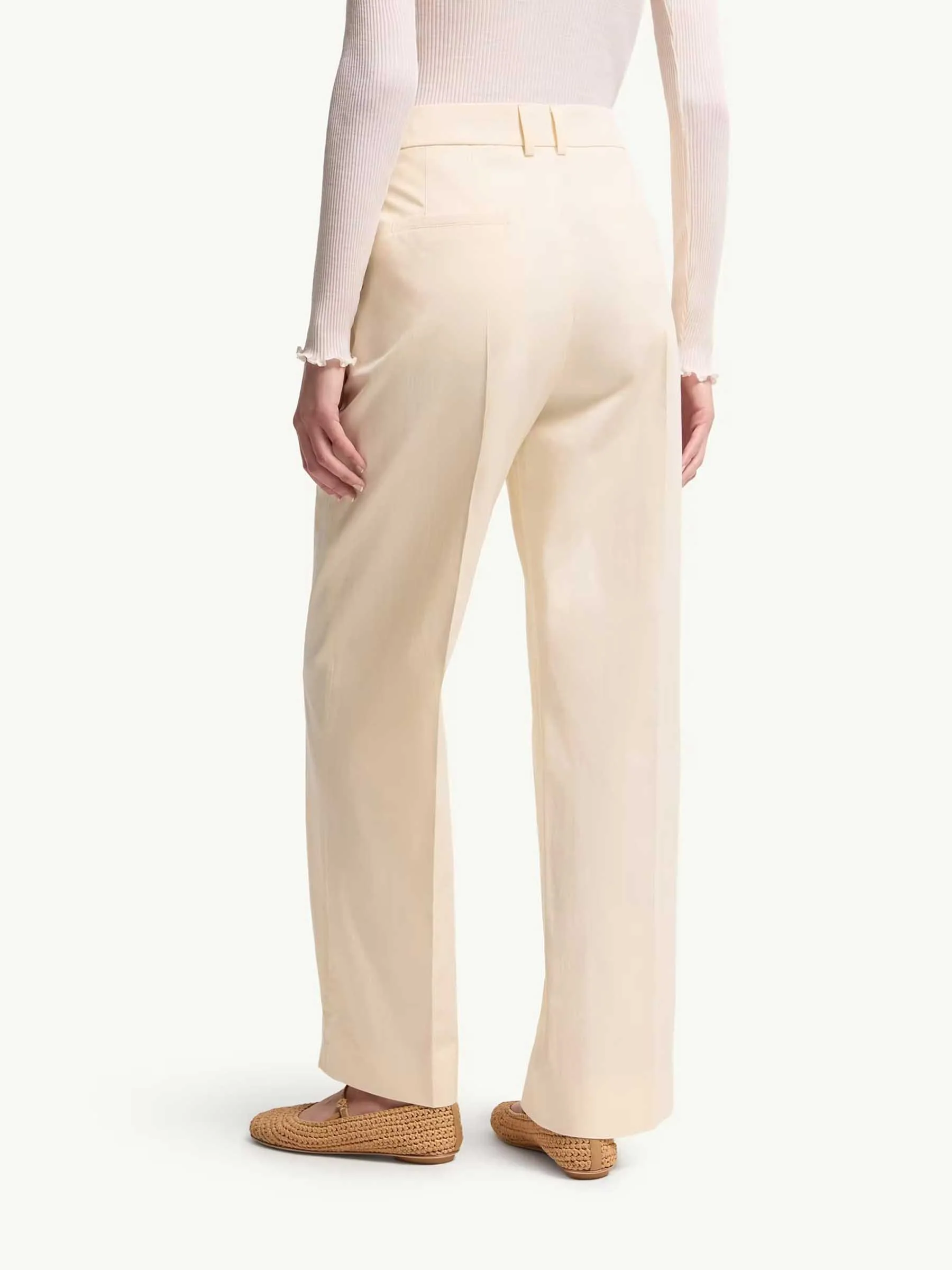 Pantalones Rectos Pinzas - Image 3