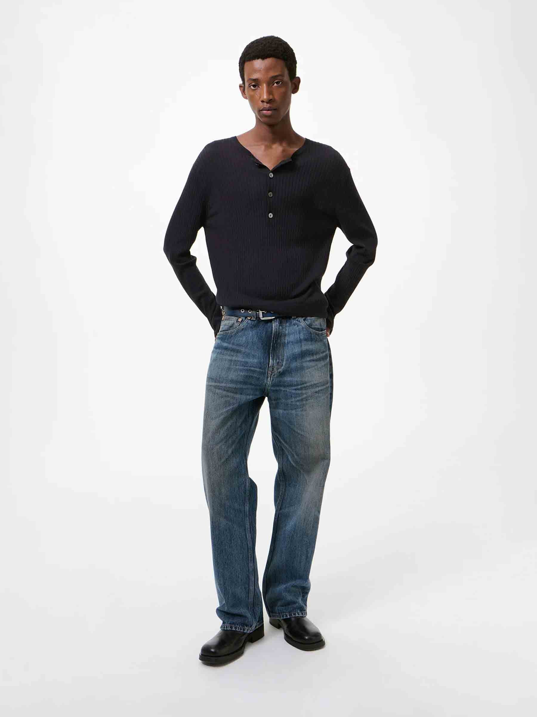 Jersey Fine Henley - Image 2