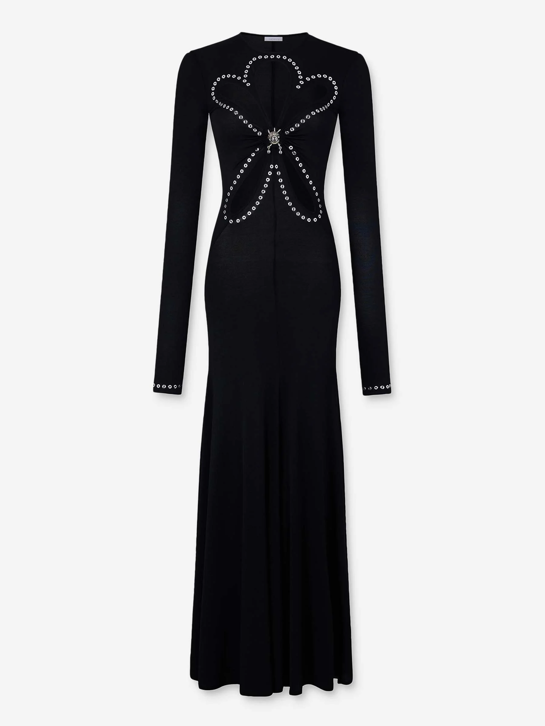 Vestido Maxi Ojales