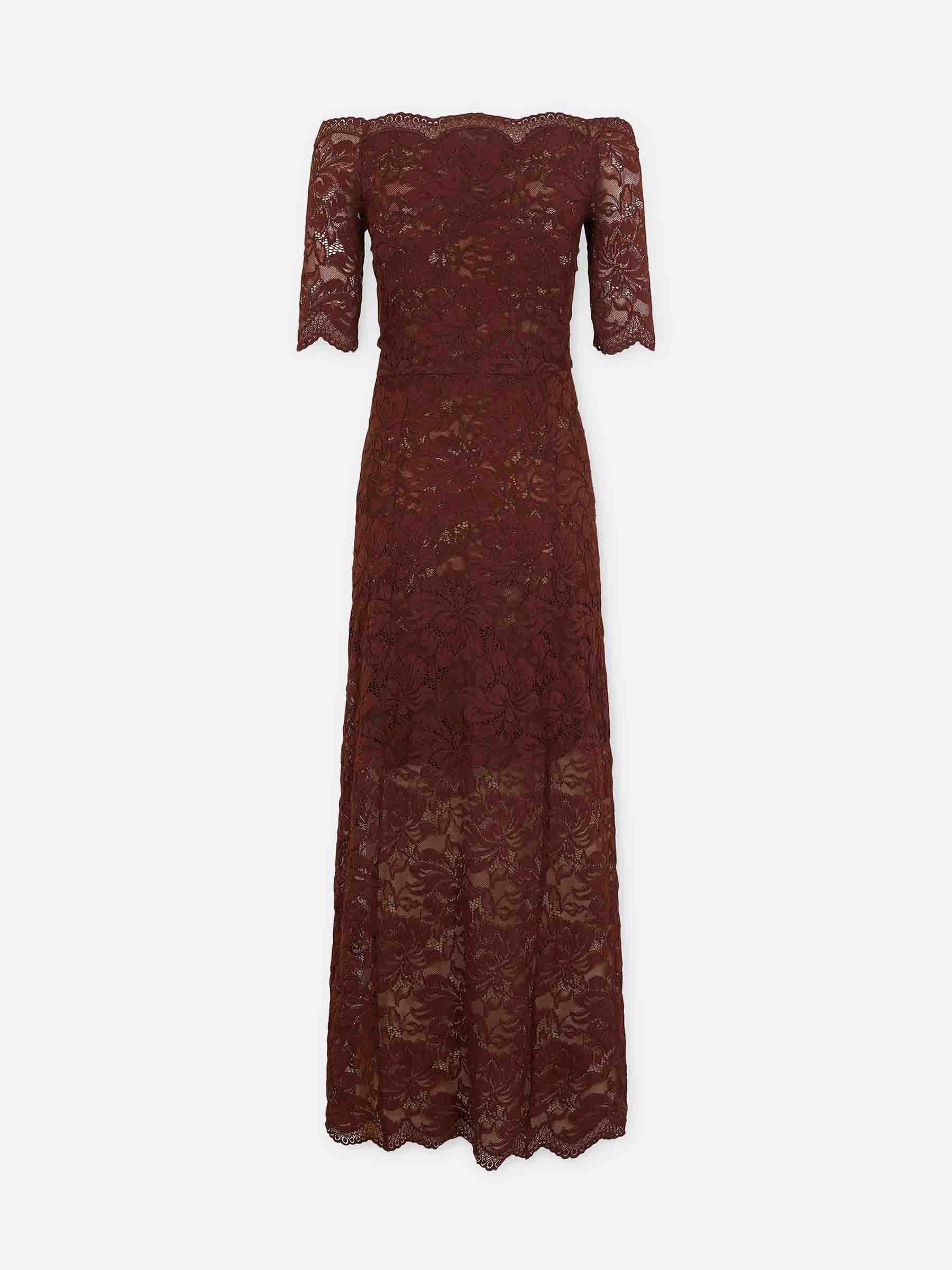 Vestido Midi Encaje