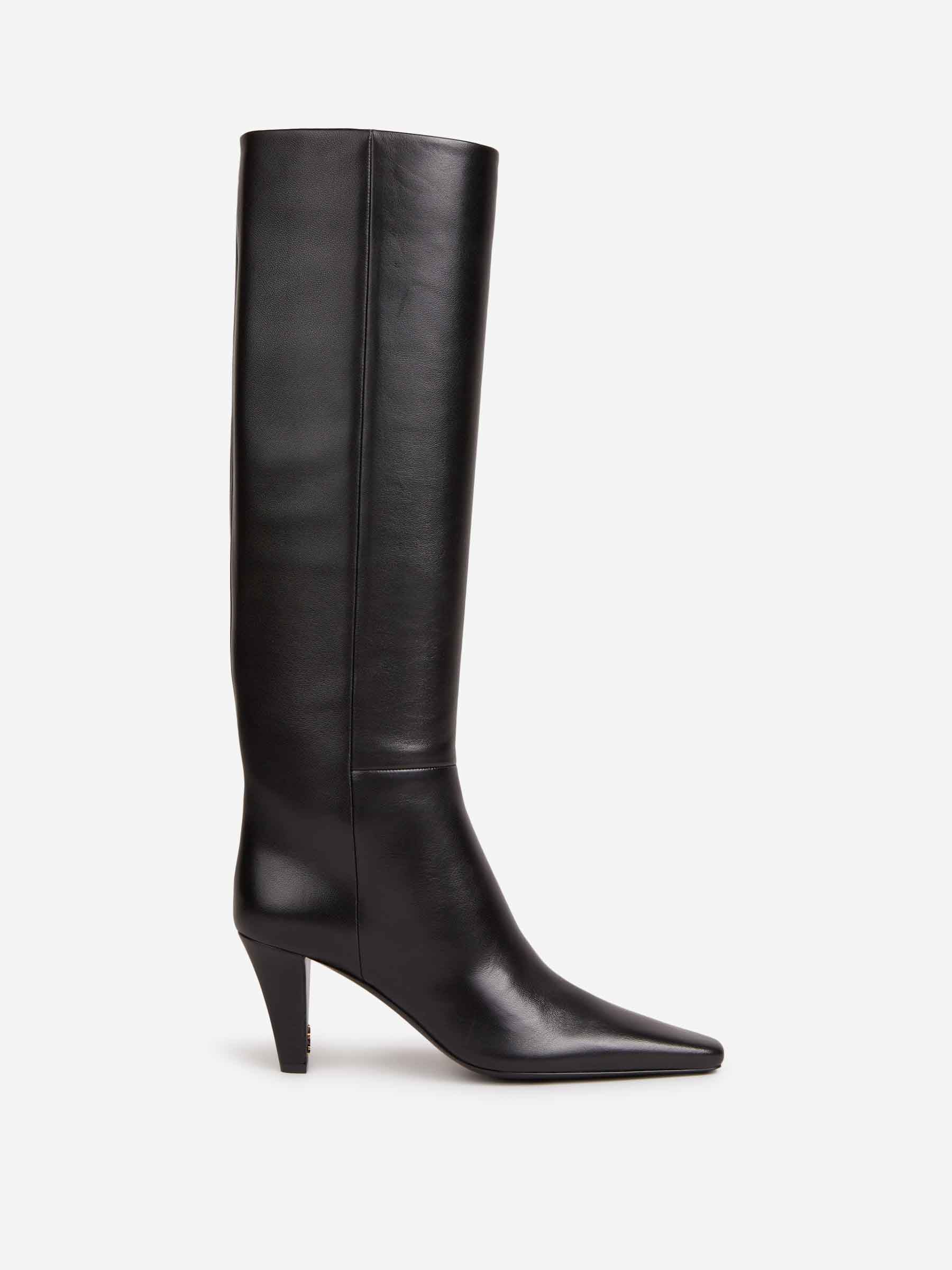 Botas Jil Punta Piel