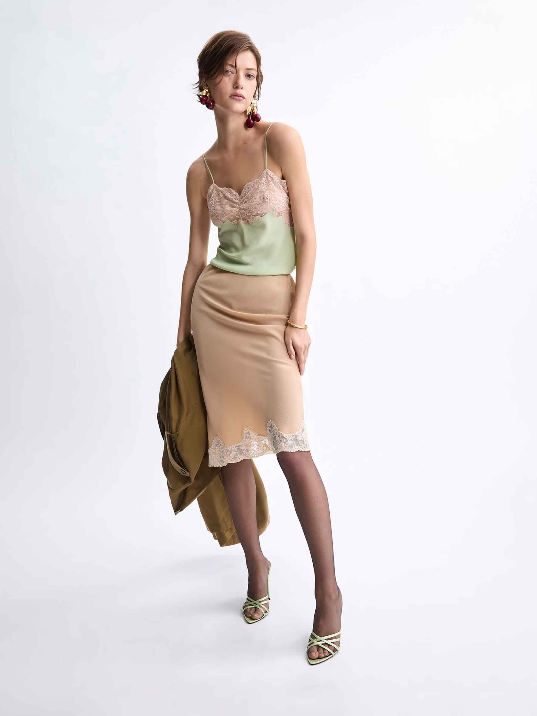 Falda Midi Encaje - Image 2