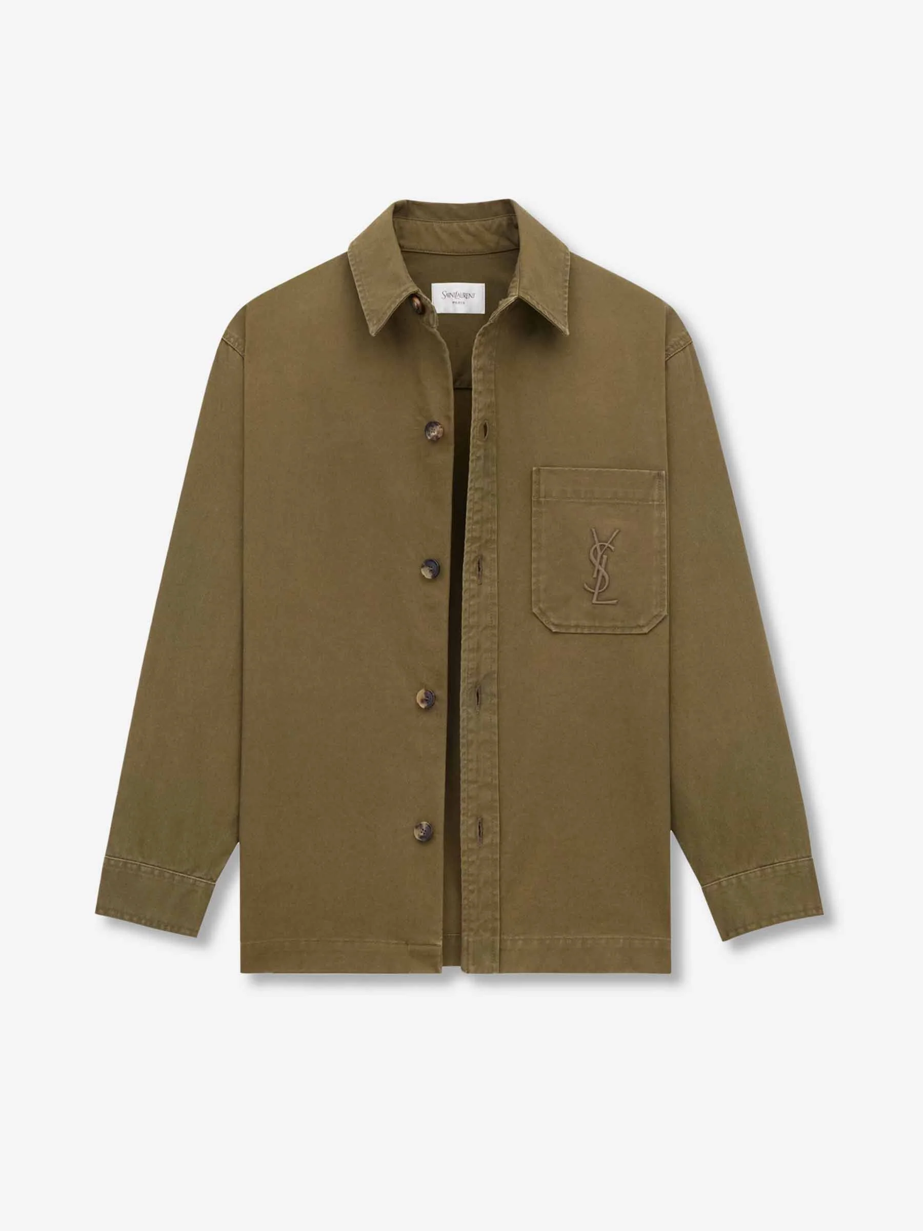 Sobrecamisa Cassandre de gabardina - Image 3