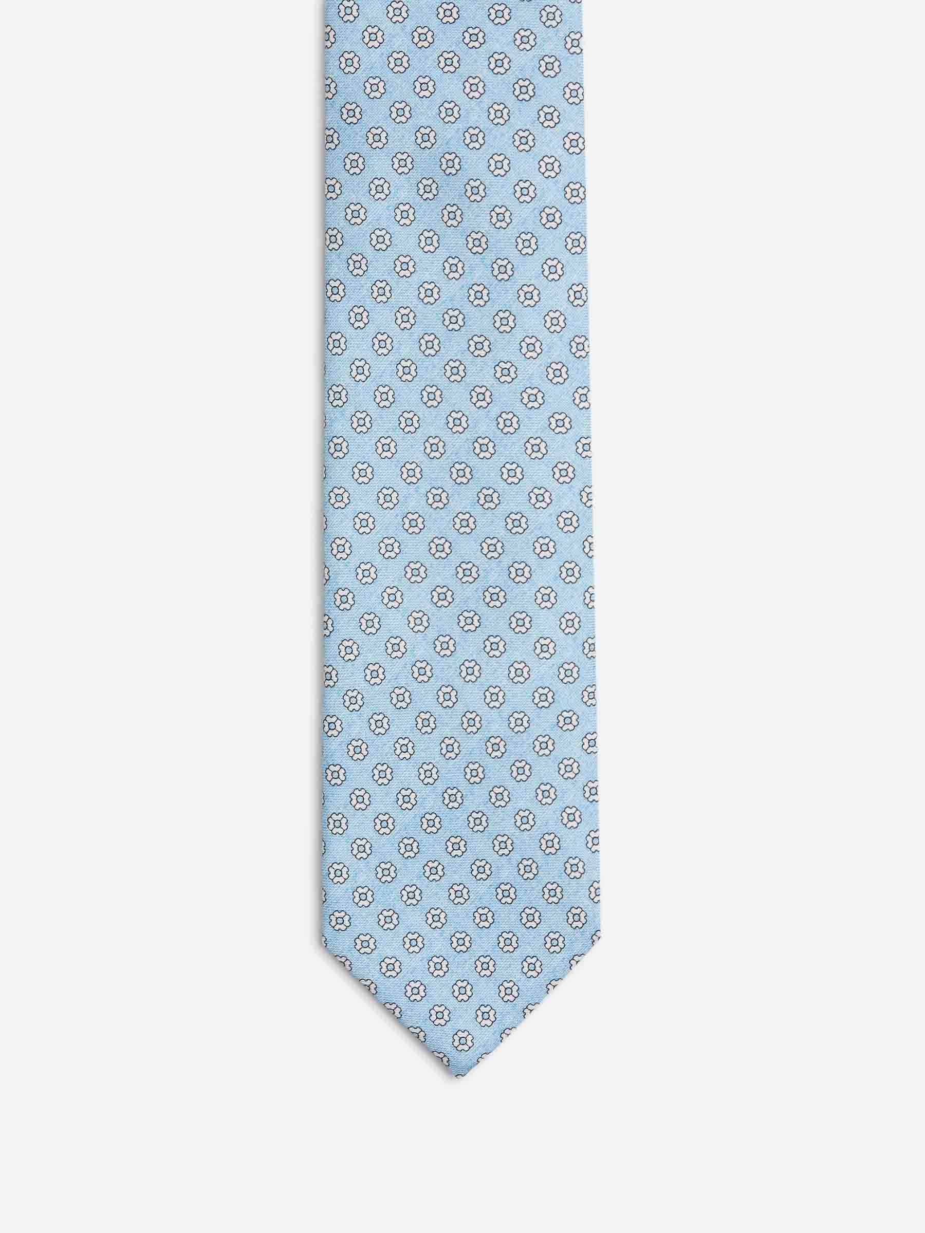 Corbata de Seda Estampado Floral - Image 2
