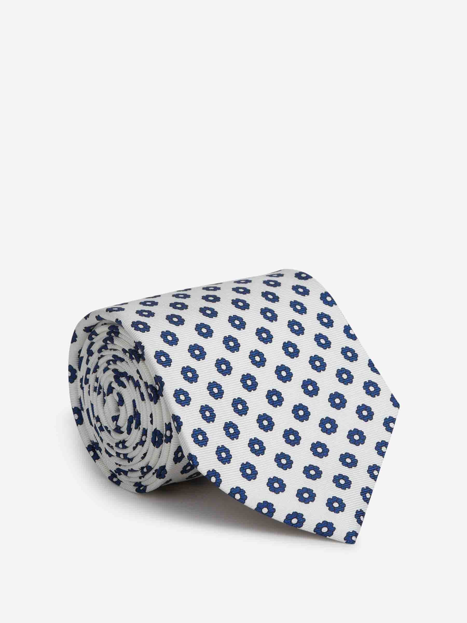 Corbata de Seda Estampado Floral