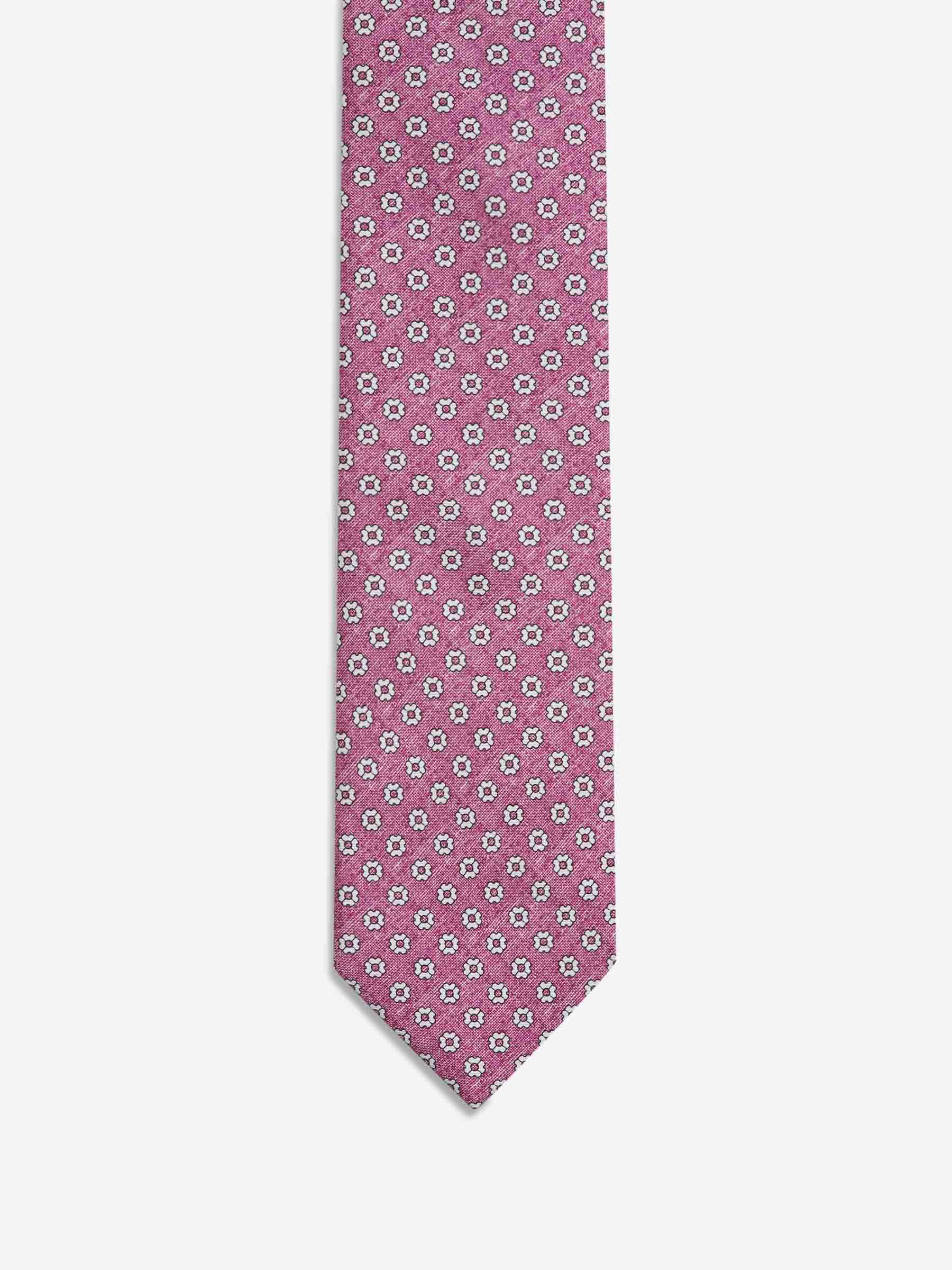 Corbata de Seda Estampado Floral - Image 2