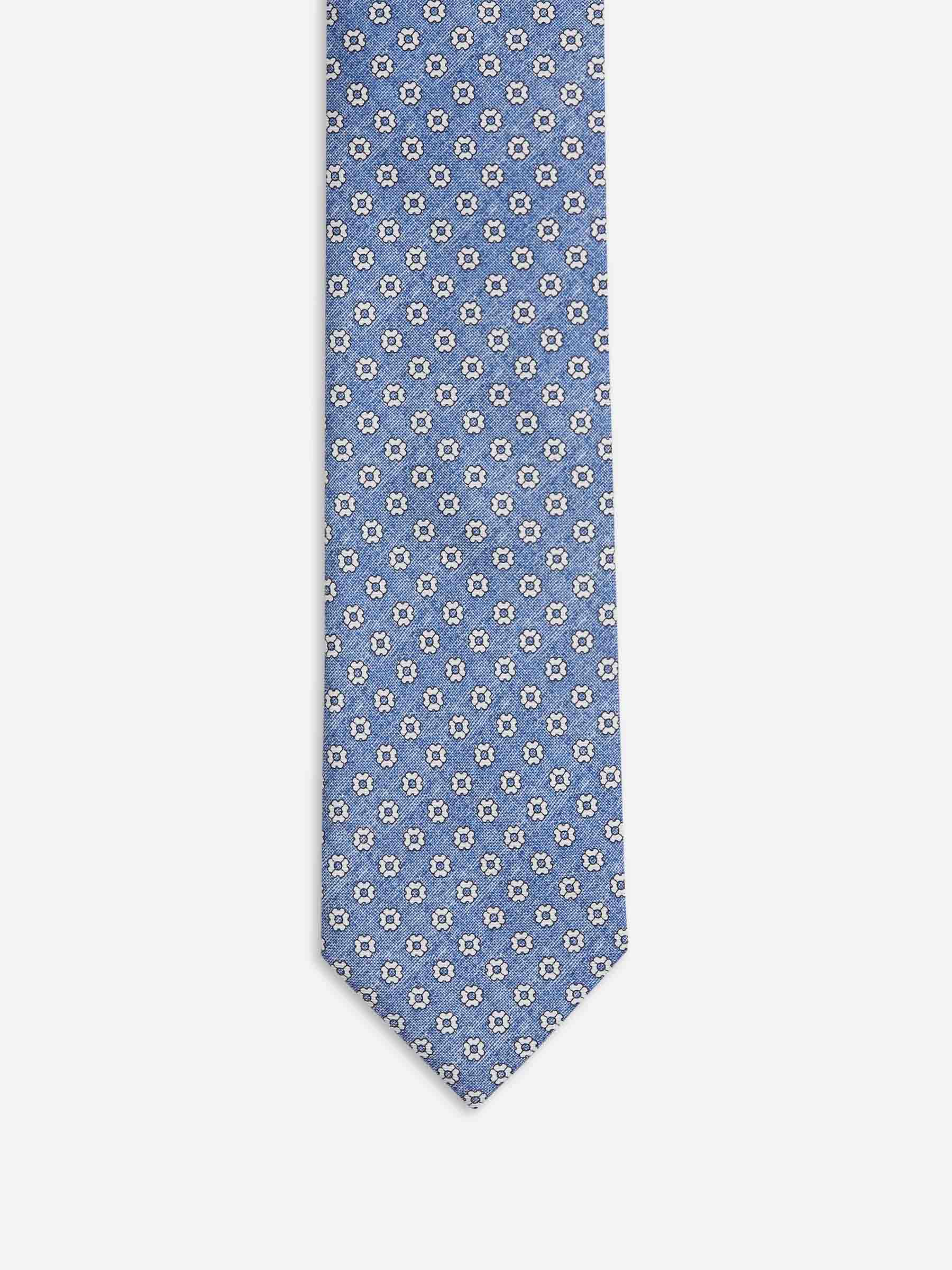 Corbata de Seda Estampado Floral - Image 2