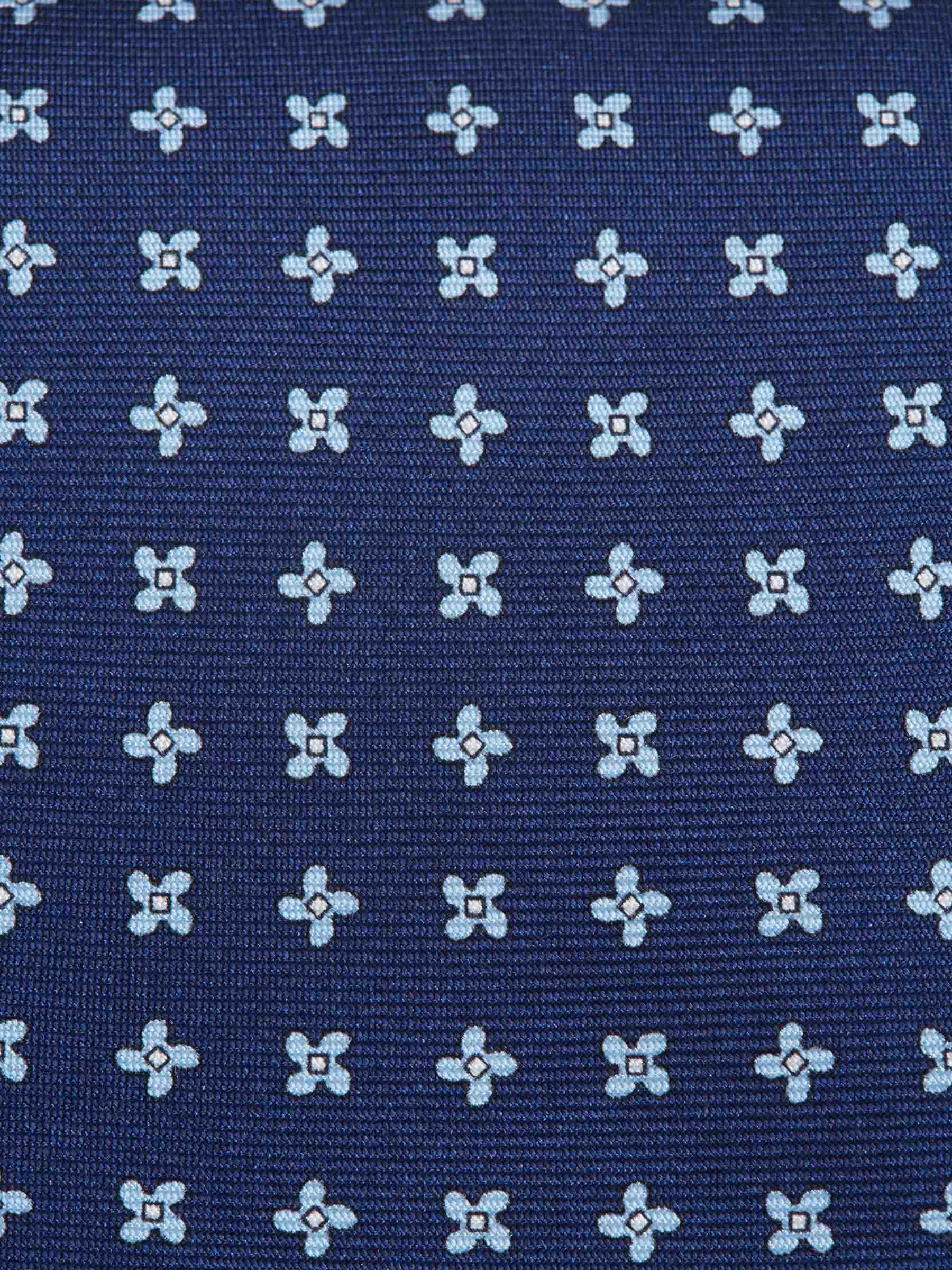 Corbata de Seda Estampado Floral - Image 3