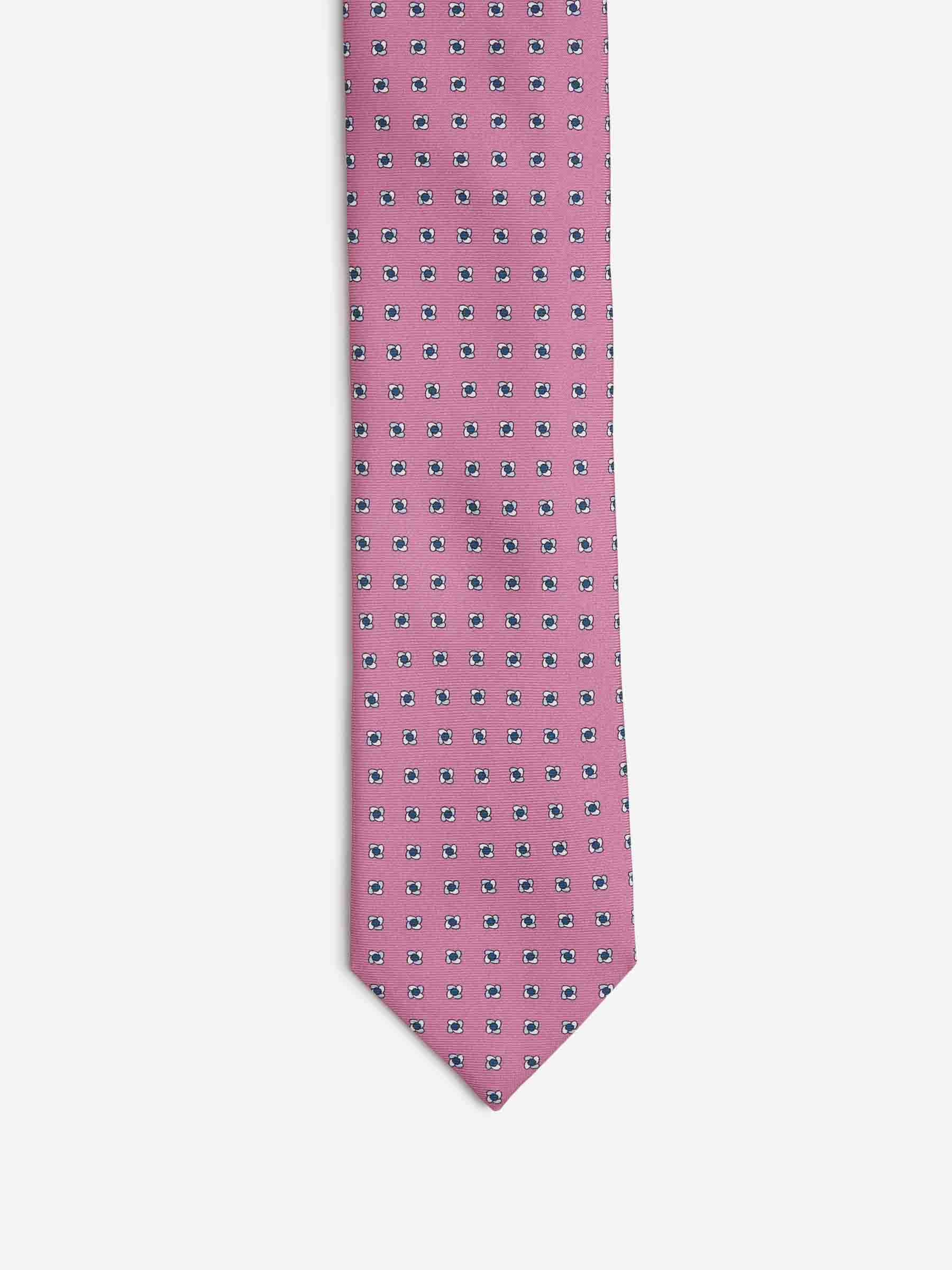 Corbata de Seda Estampado Floral - Image 2