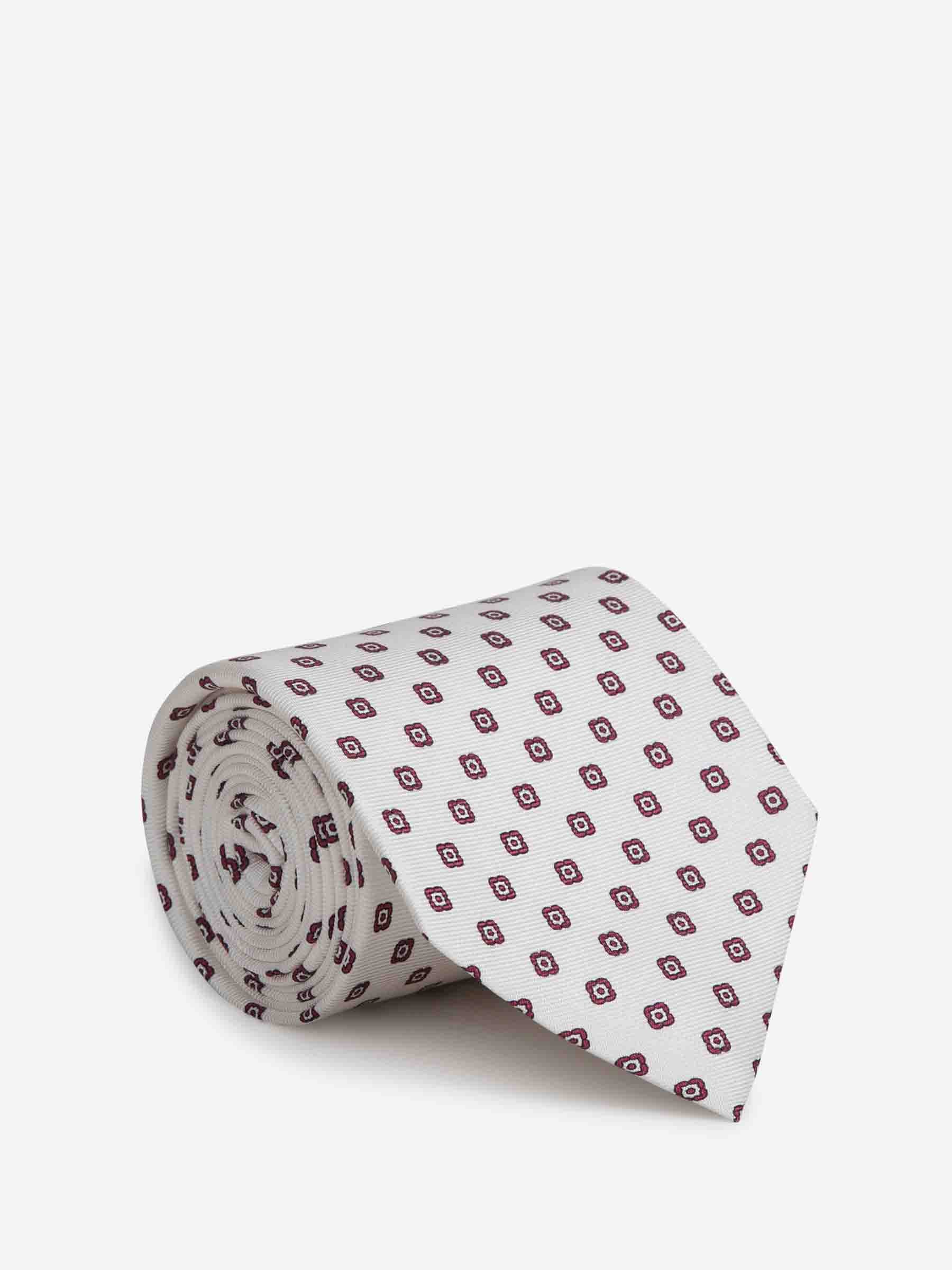 Corbata de Seda Estampado Floral