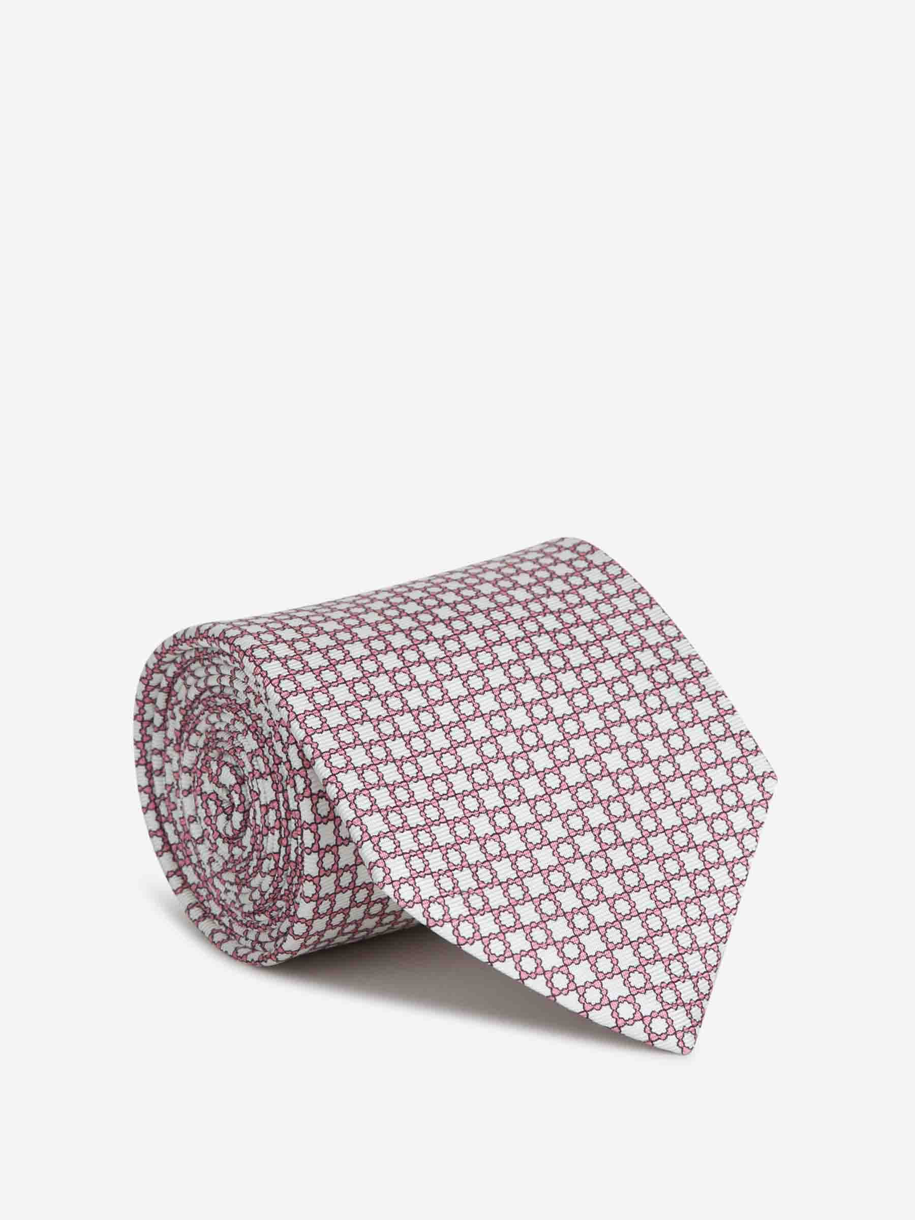 Corbata Geométrica Seda