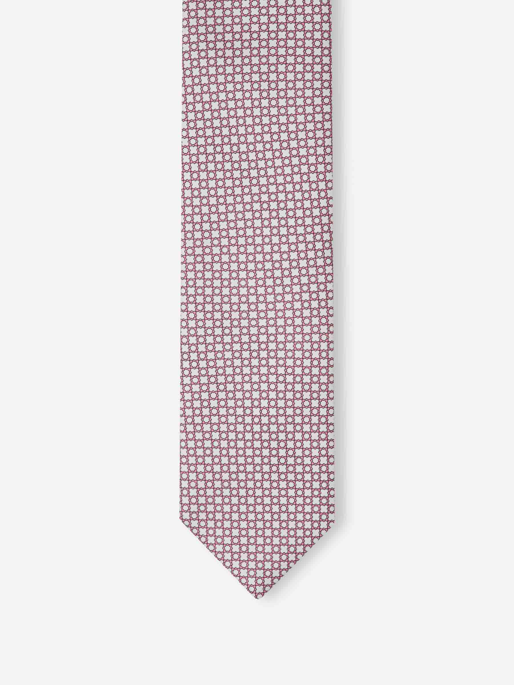 Corbata Geométrica Seda - Image 2