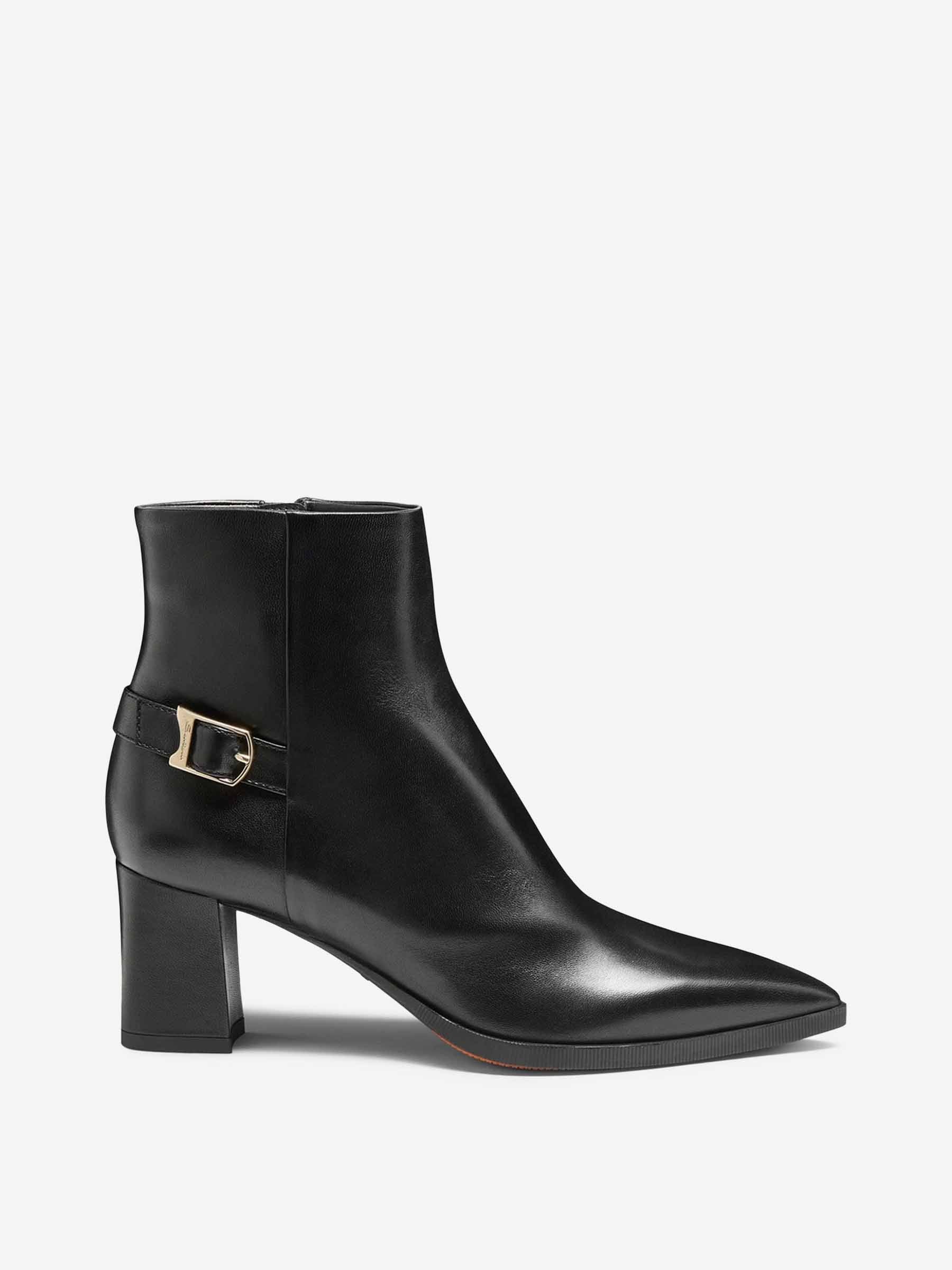 Botines Hebilla Piel