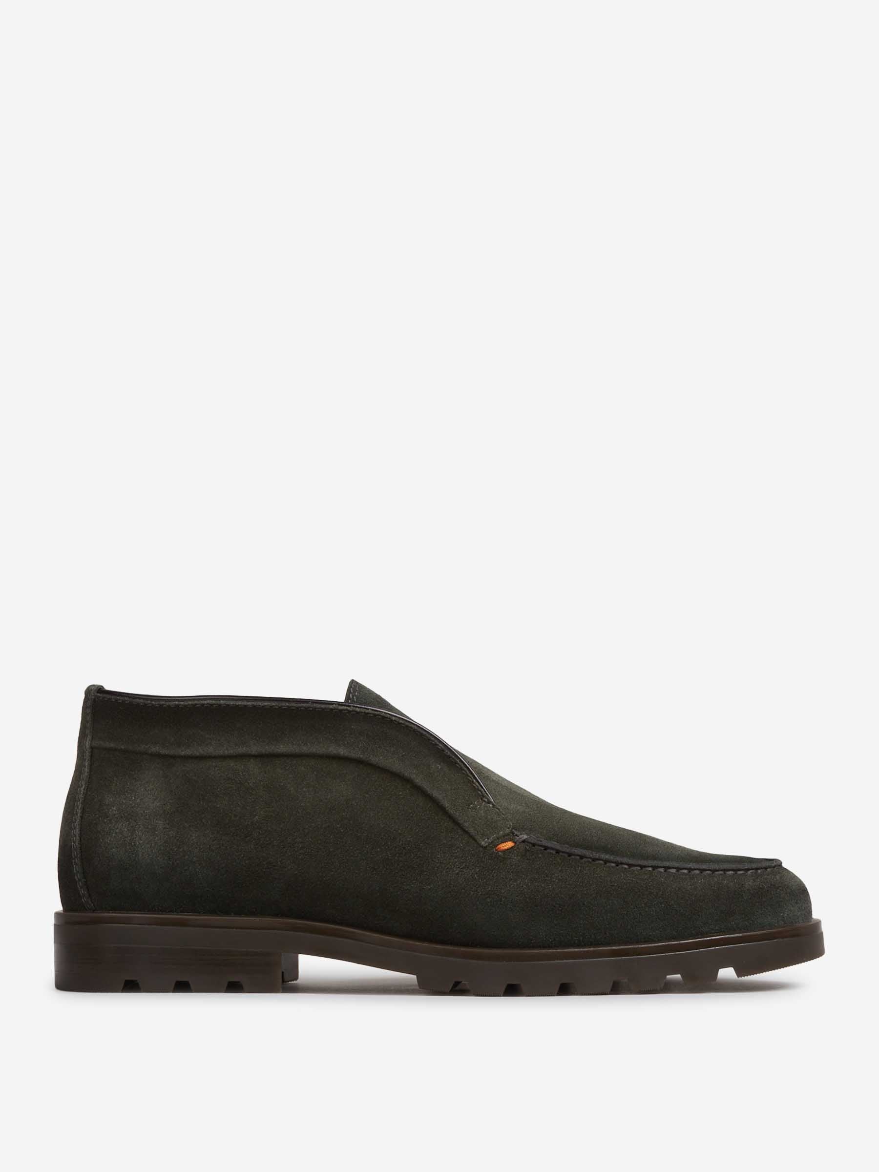 Botines Mocasines Ante