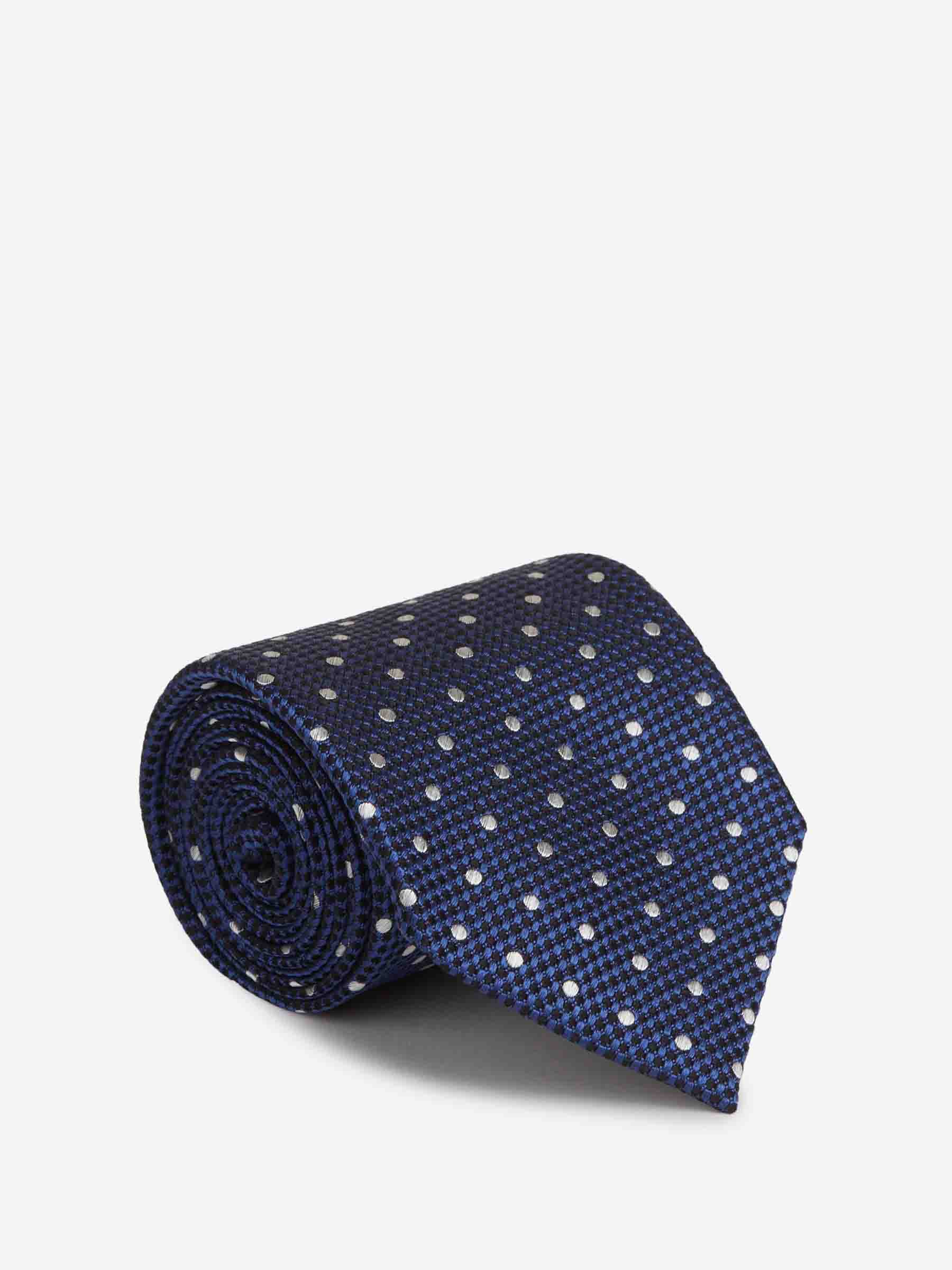 Corbata Seda Lunares