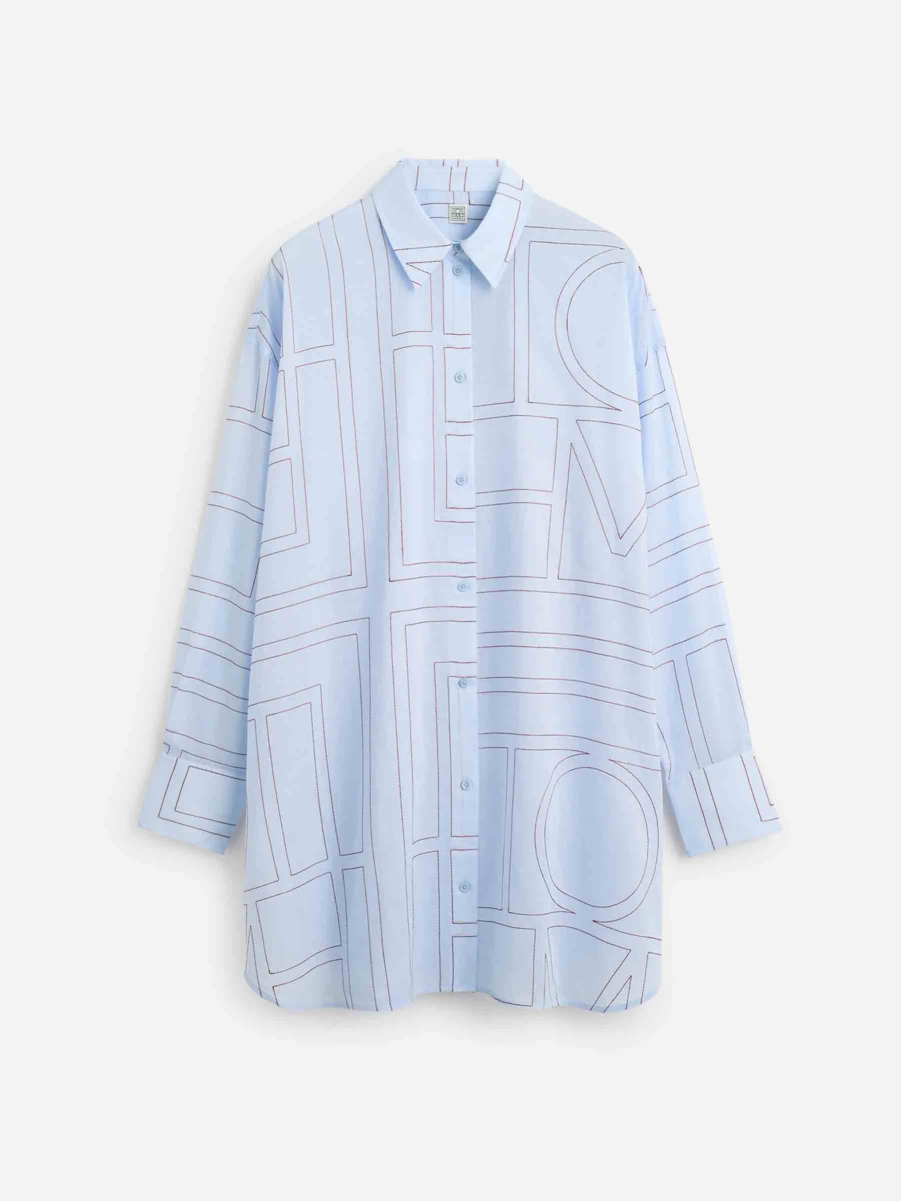 Camisa Larga Monograma