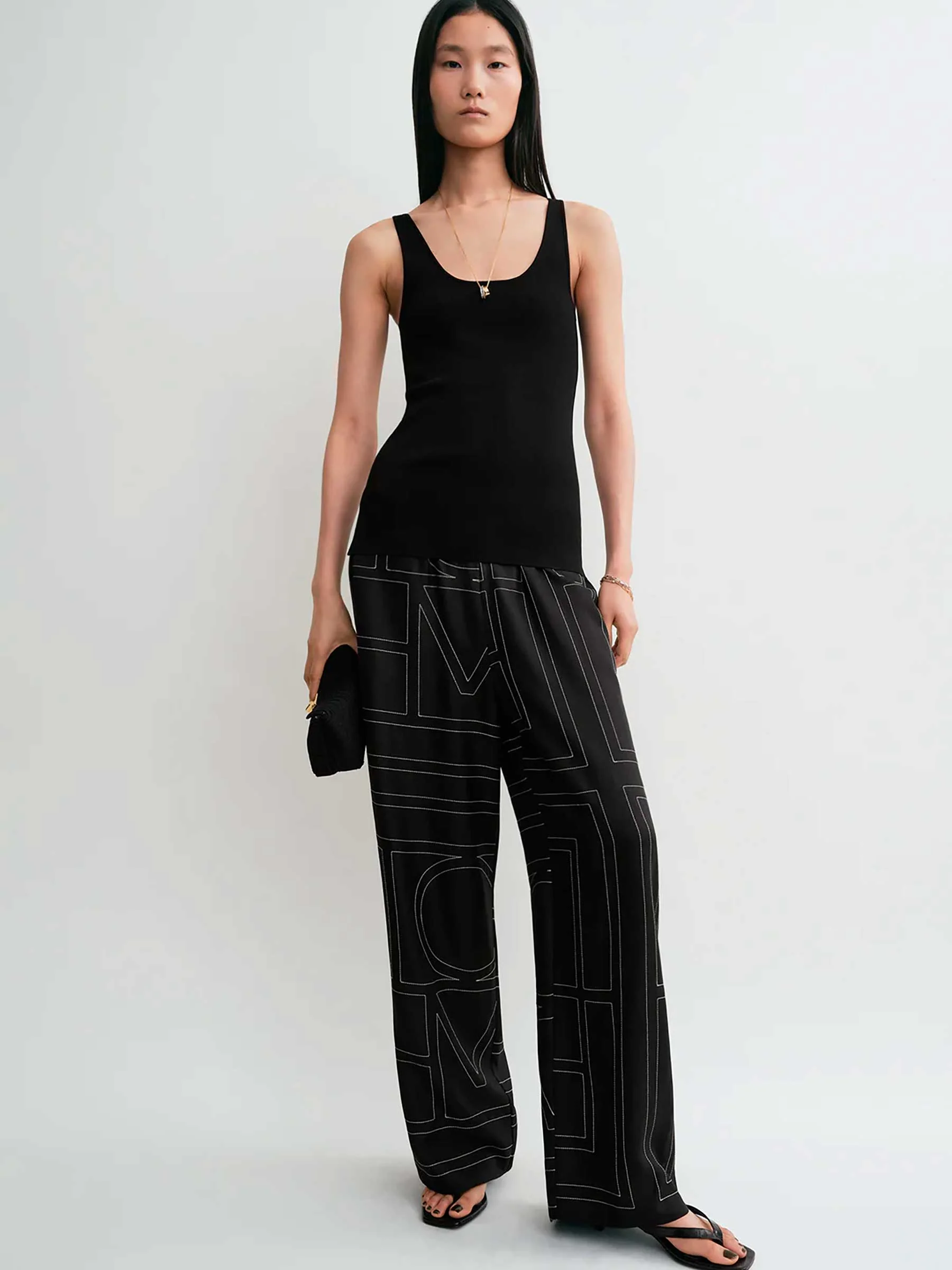 Pantalones Anchos Monograma - Image 2
