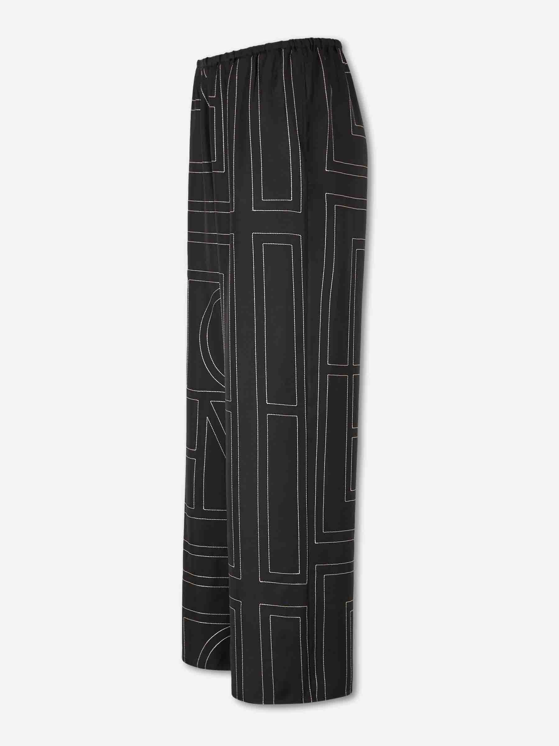 Pantalones Anchos Monograma - Image 3