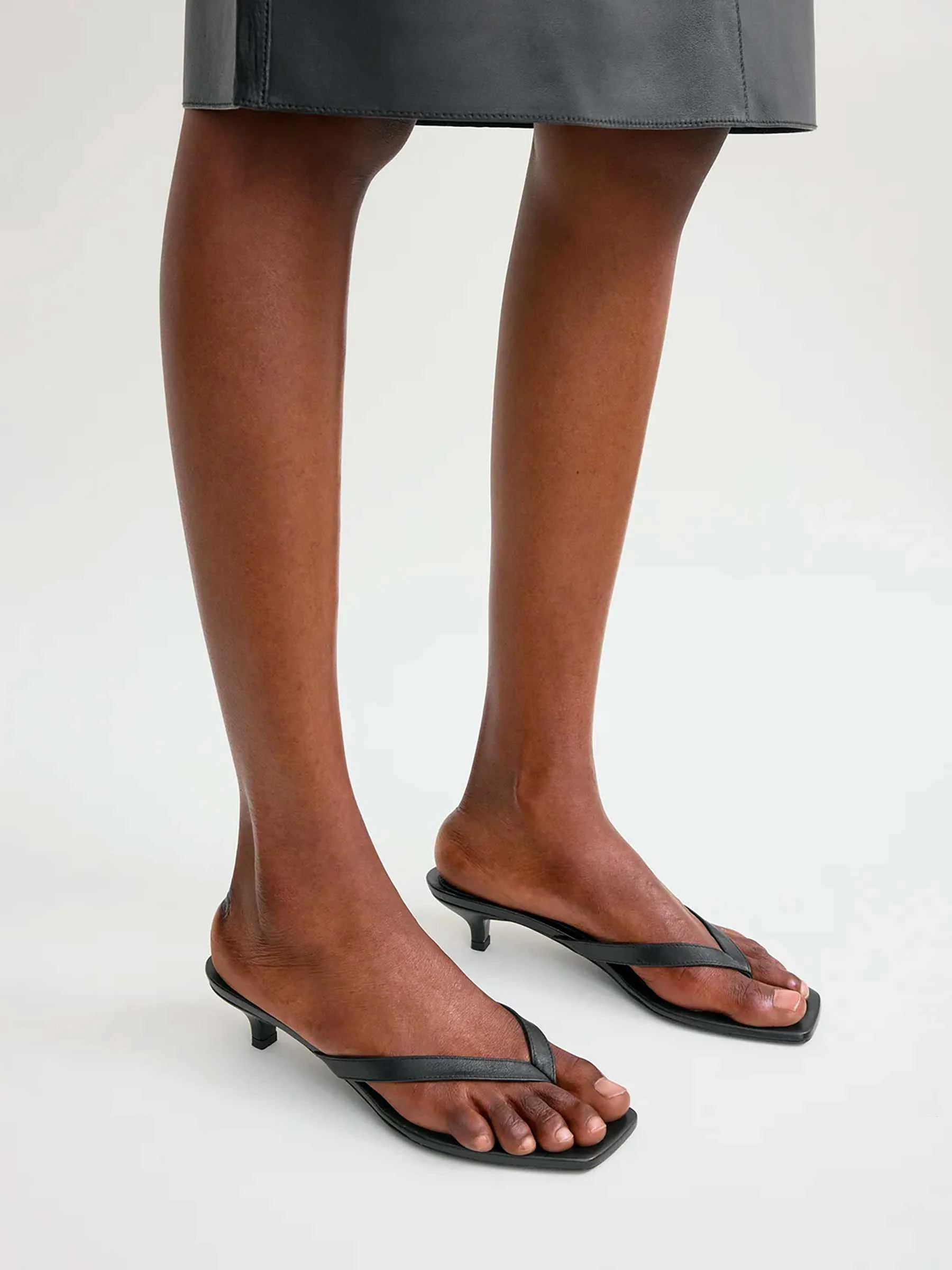 Sandalias Tacón Piel - Image 2