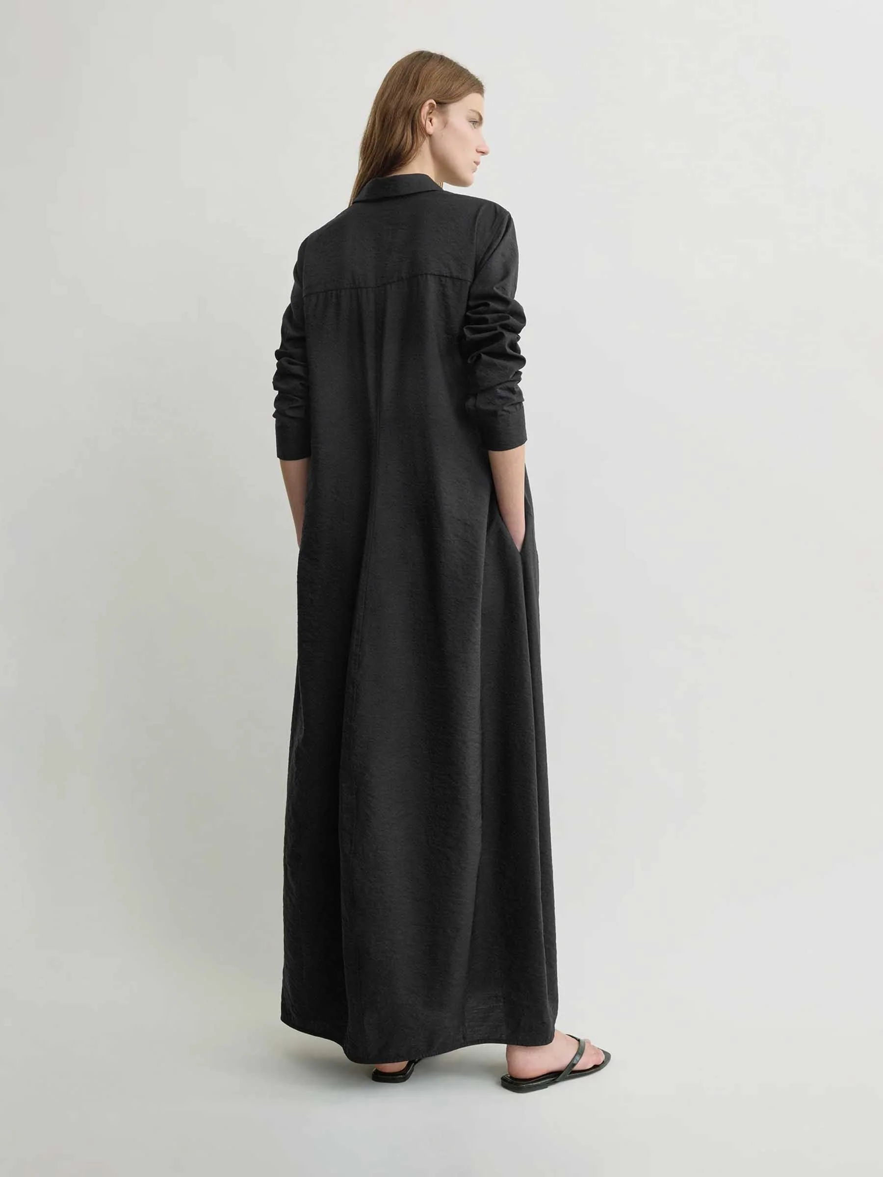 Vestido Camisero Maxi - Image 3