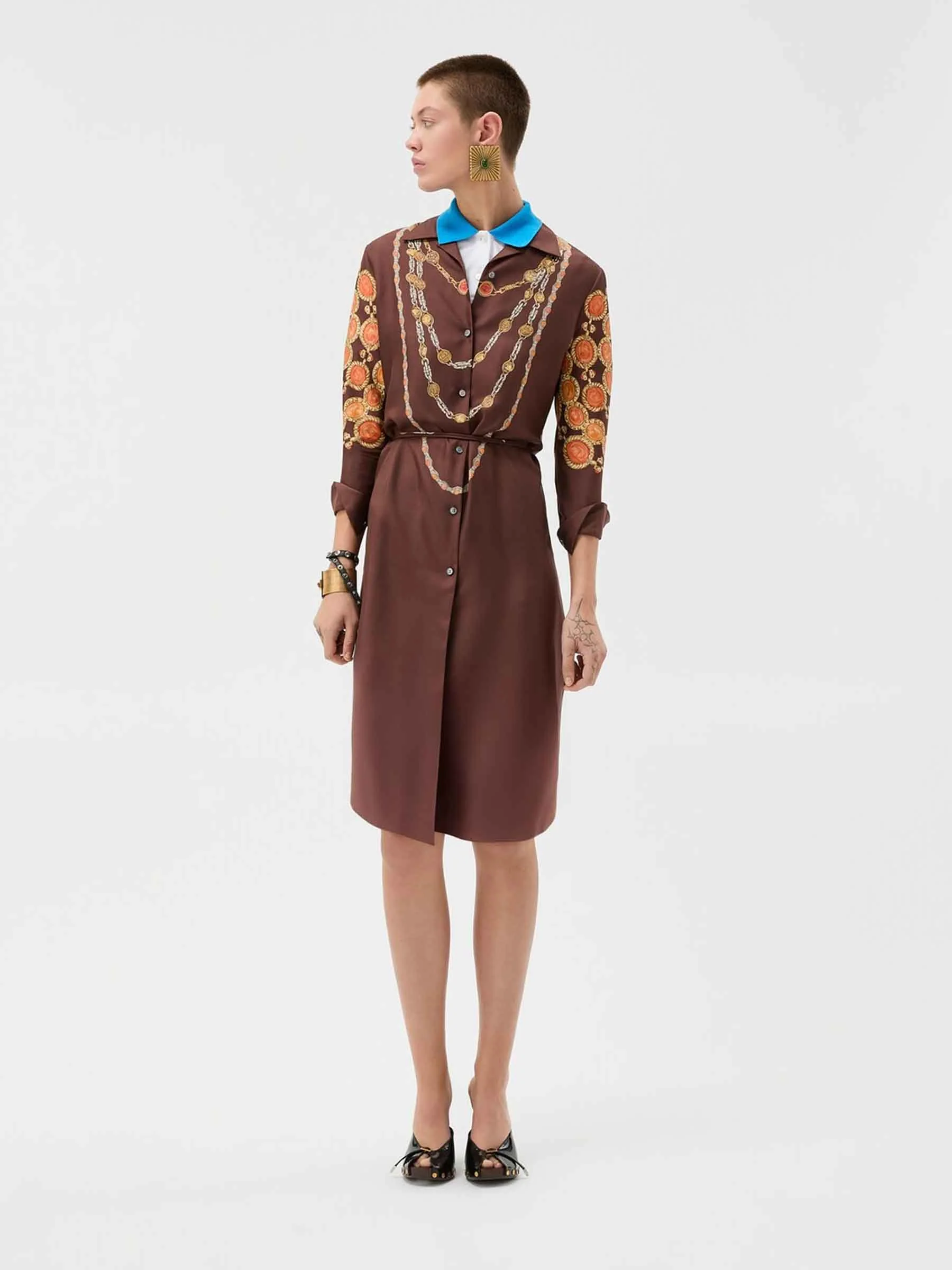 Vestido Camisero Seda - Image 2
