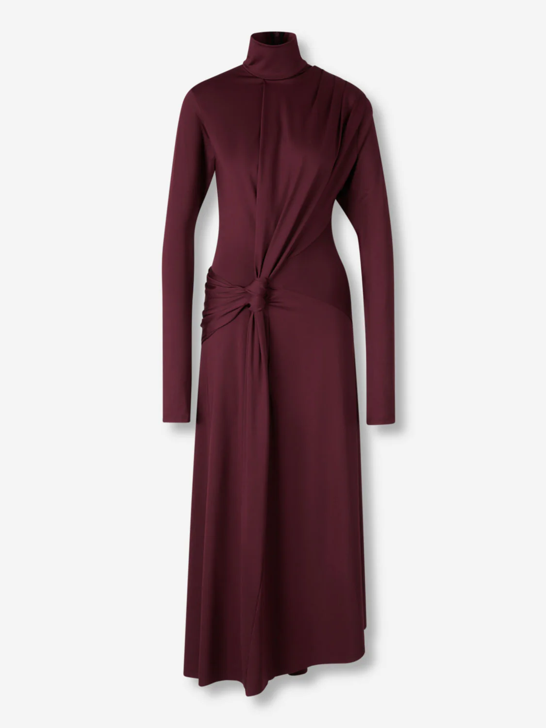 Vestido Drapeado Midi