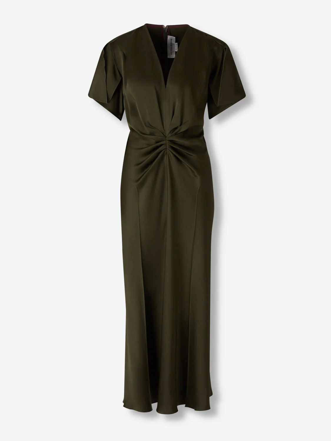 Vestido Drapeado Midi