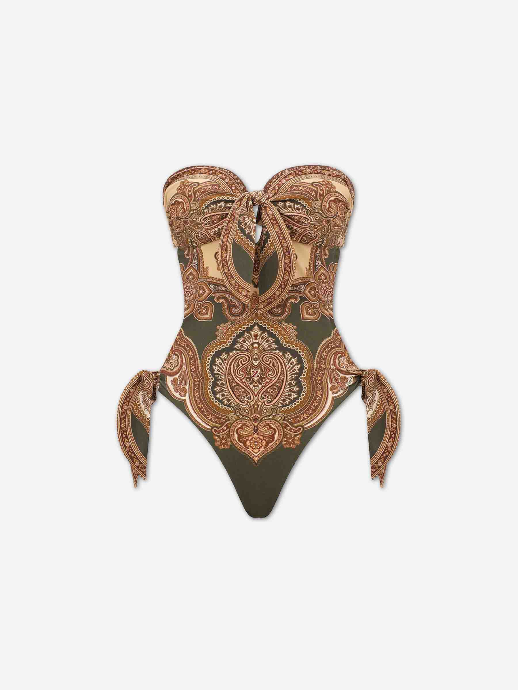 Bañador Estampado Lazos